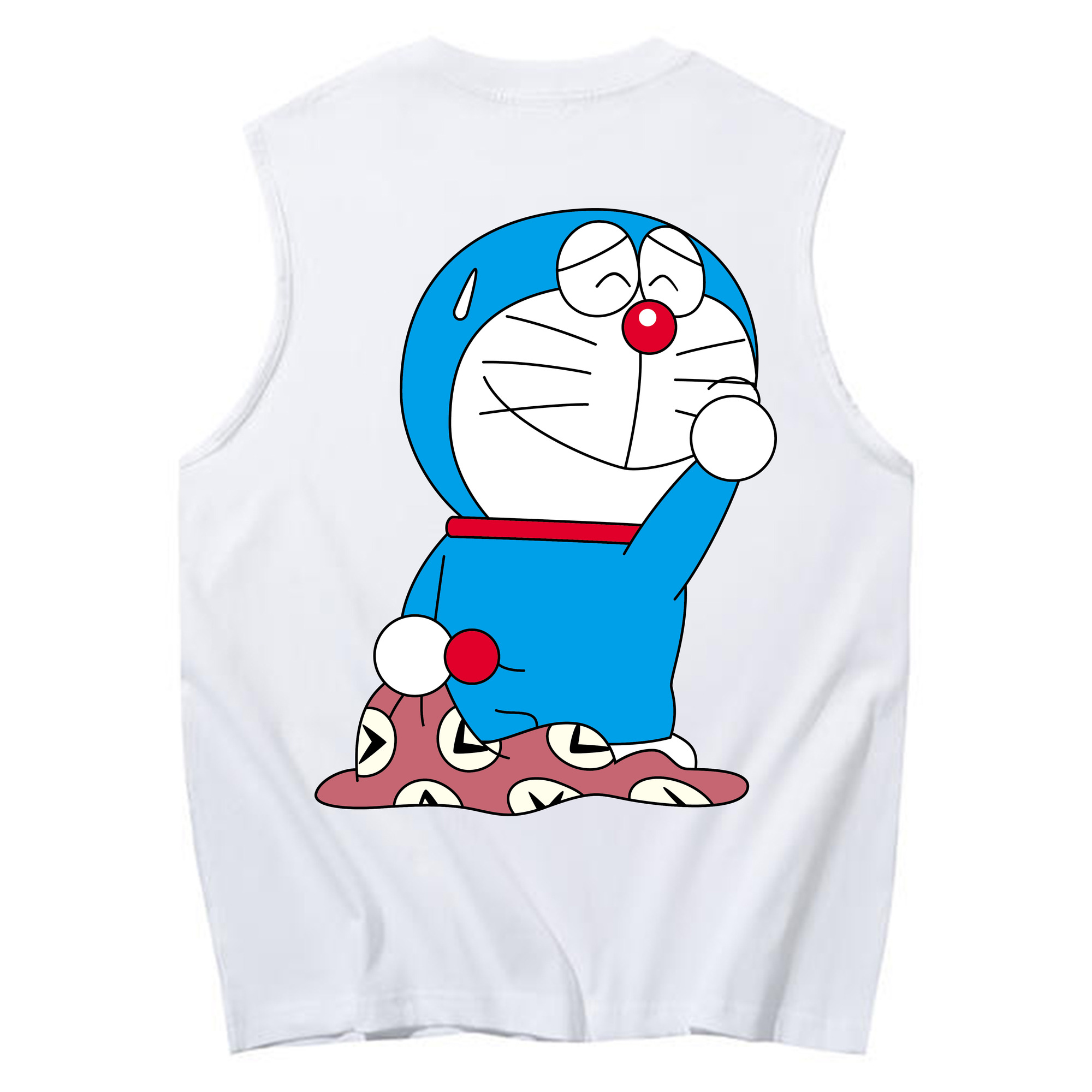 （画像用） ドラえもん Doraemon コットン100％タンクトップ（背面プリント）