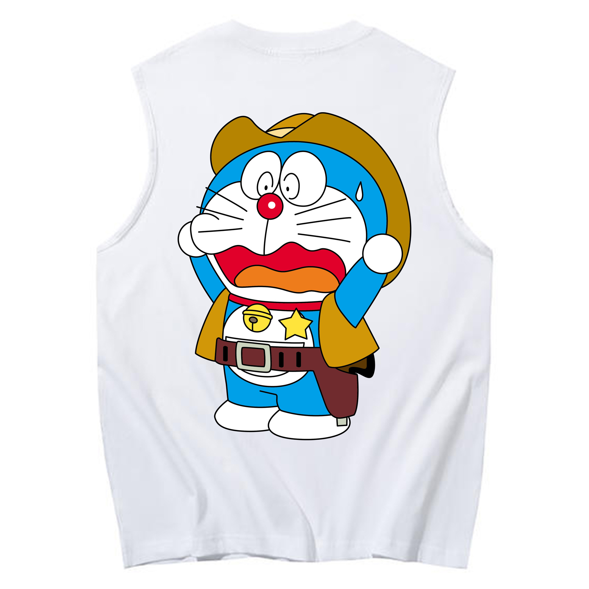 （画像用） ドラえもん Doraemon コットン100％タンクトップ（背面プリント）