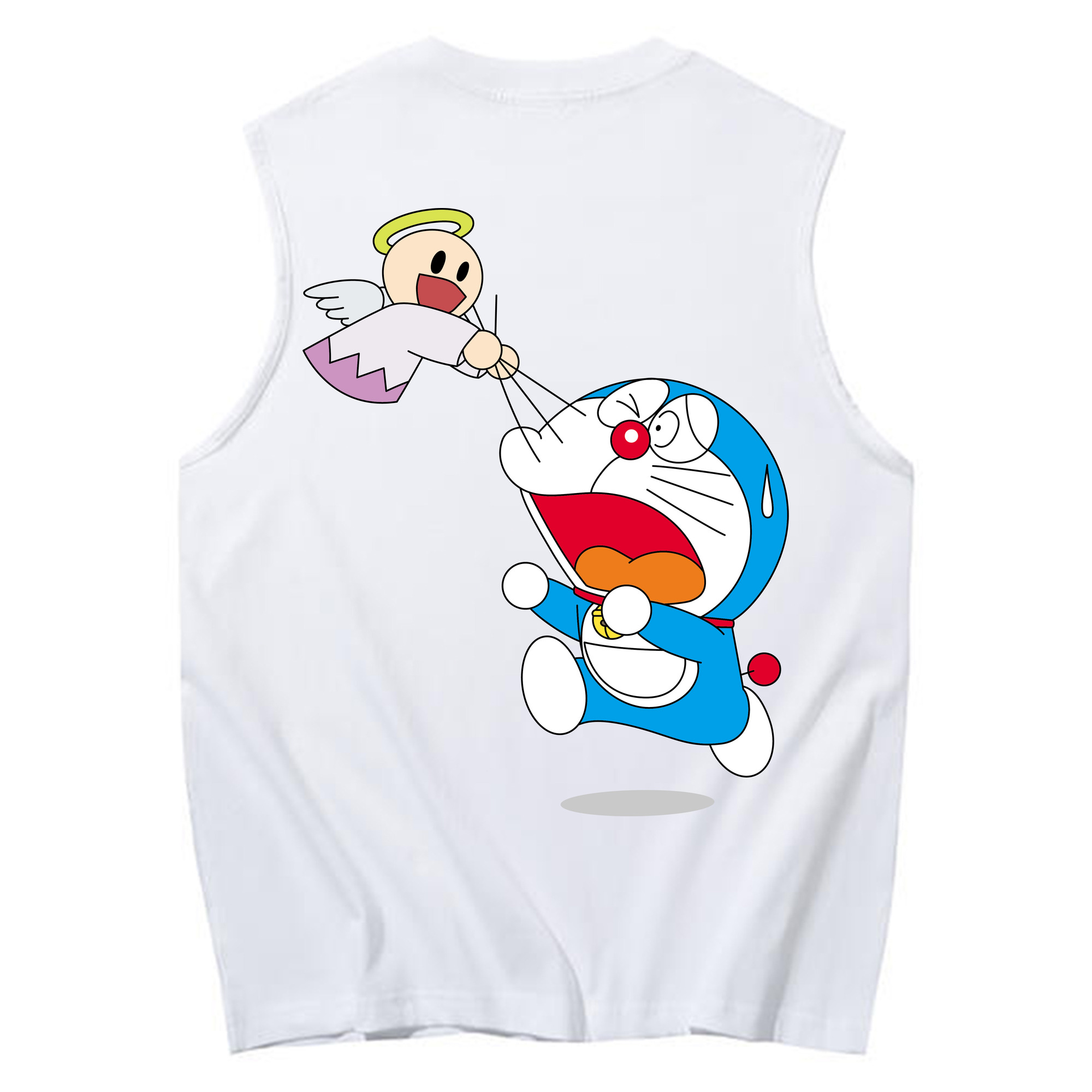 （画像用） ドラえもん Doraemon コットン100％タンクトップ（背面プリント）