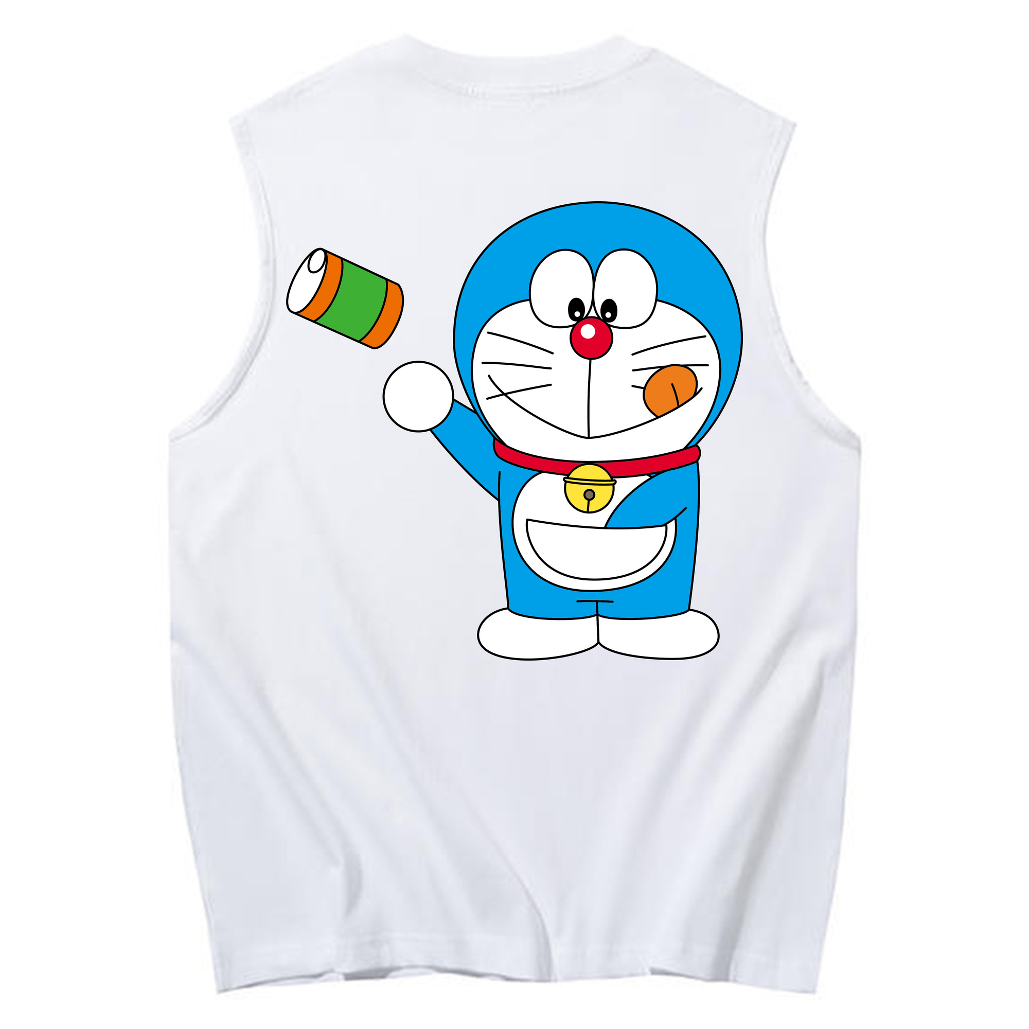 （画像用） ドラえもん Doraemon コットン100％タンクトップ（背面プリント）