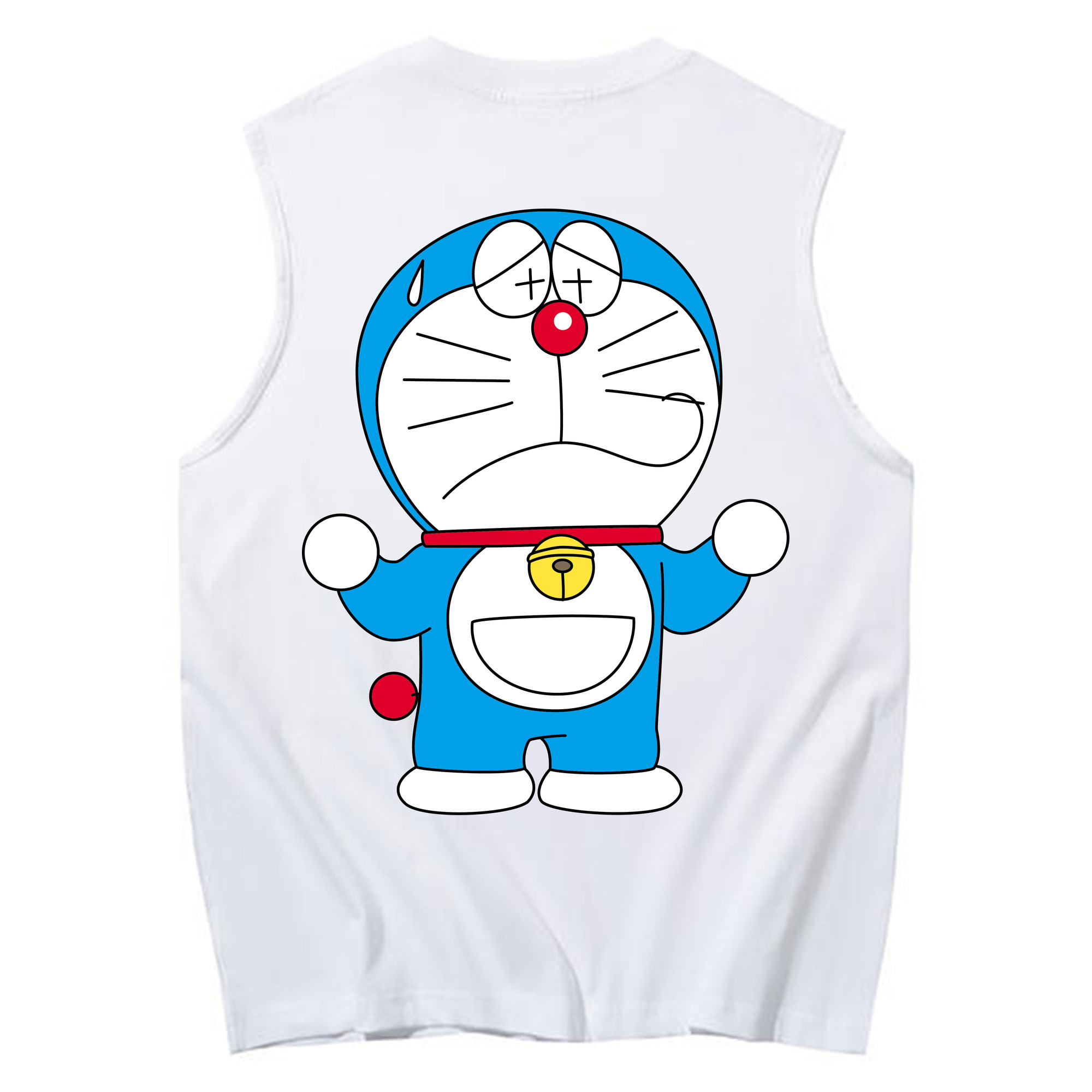 （画像用） ドラえもん Doraemon コットン100％タンクトップ（背面プリント）