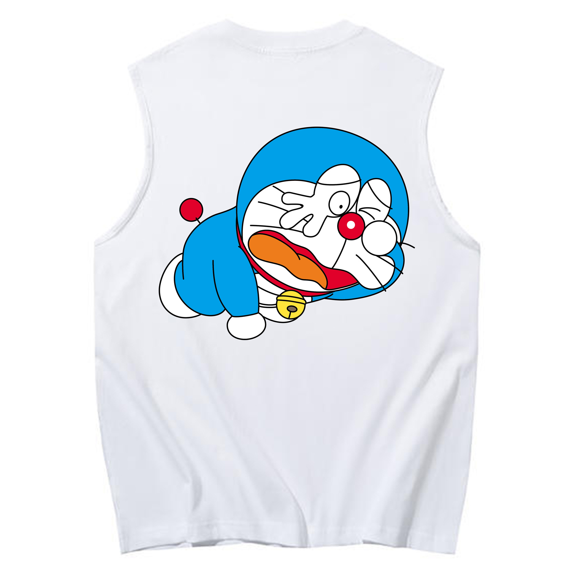（画像用） ドラえもん Doraemon コットン100％タンクトップ（背面プリント）