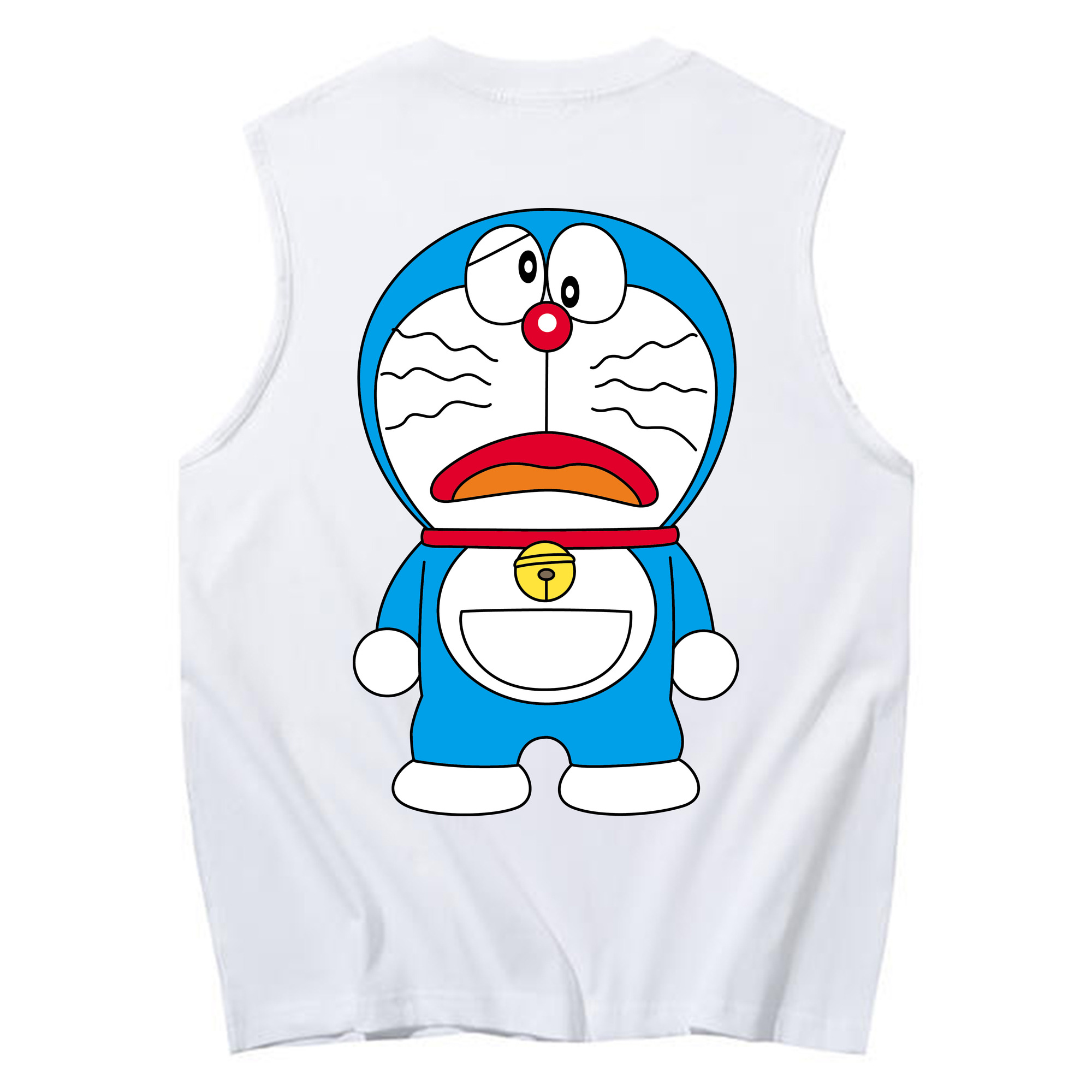 （画像用） ドラえもん Doraemon コットン100％タンクトップ（背面プリント）