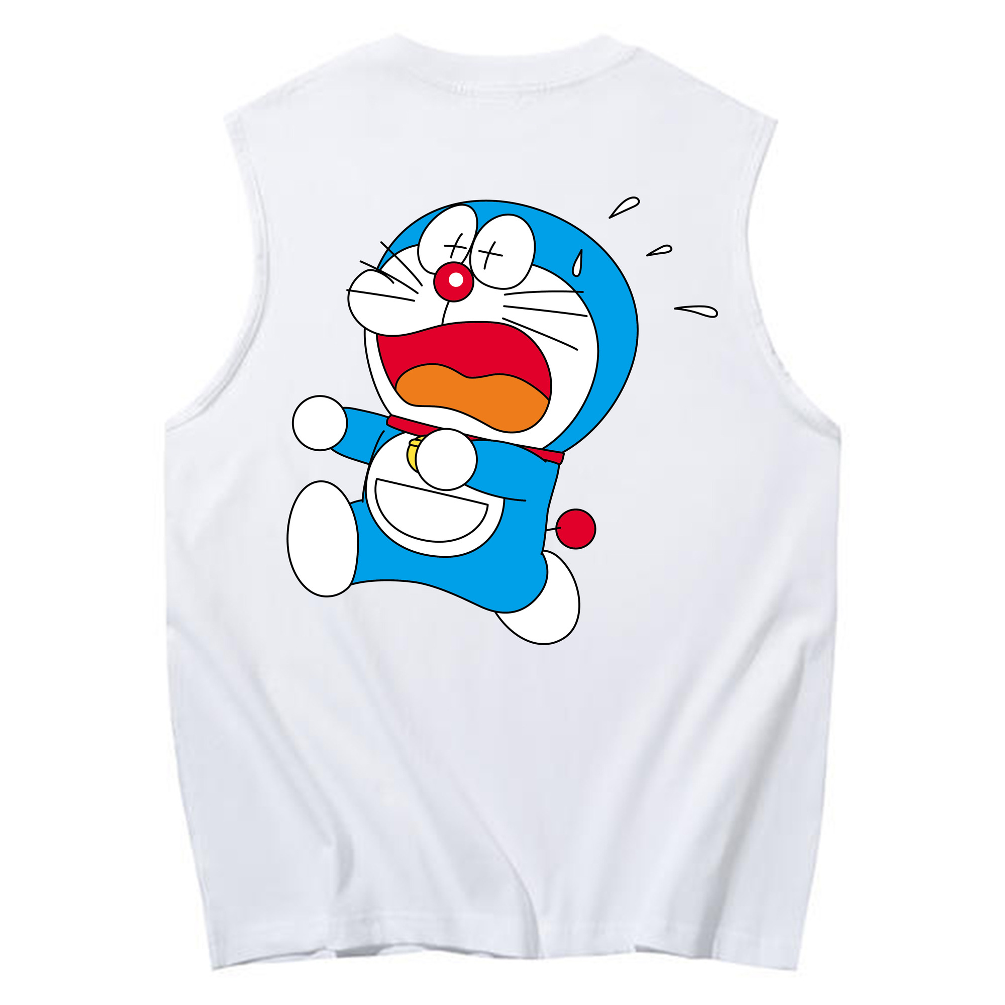 （画像用） ドラえもん Doraemon コットン100％タンクトップ（背面プリント）