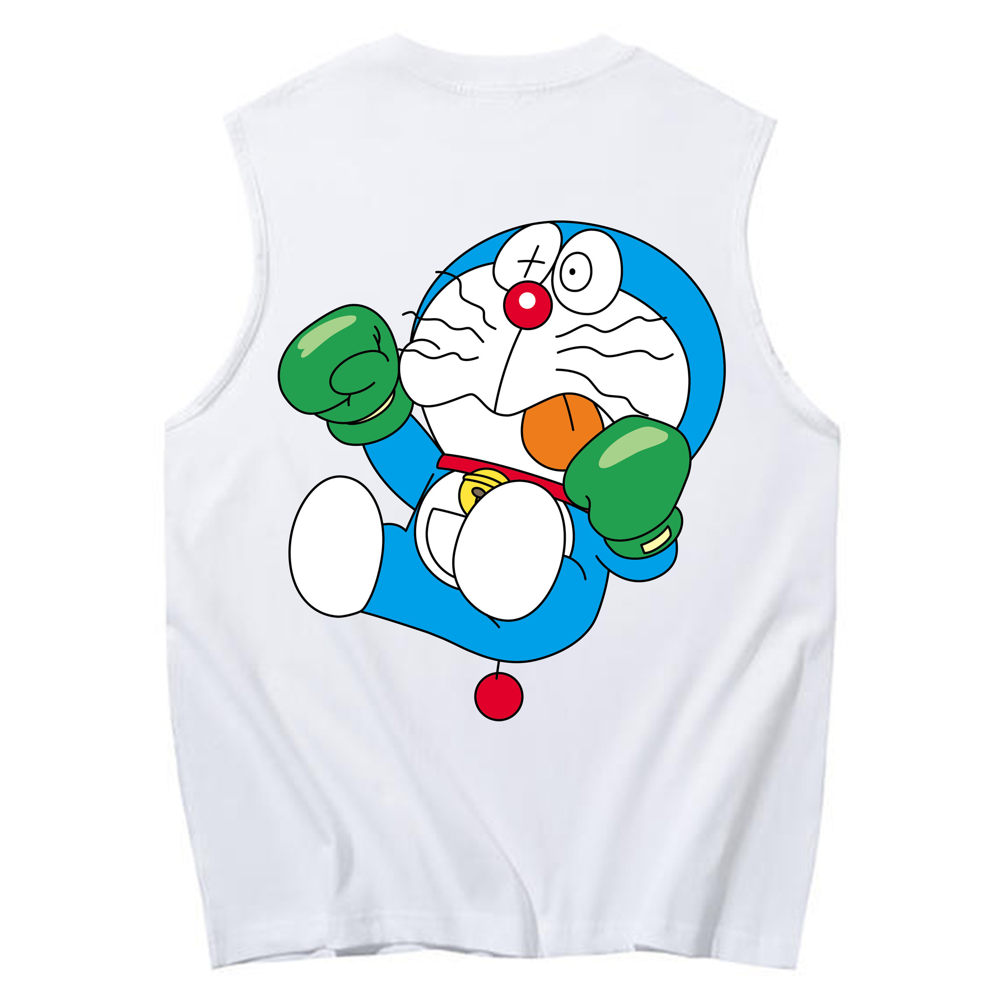 （画像用） ドラえもん Doraemon コットン100％タンクトップ（背面プリント）
