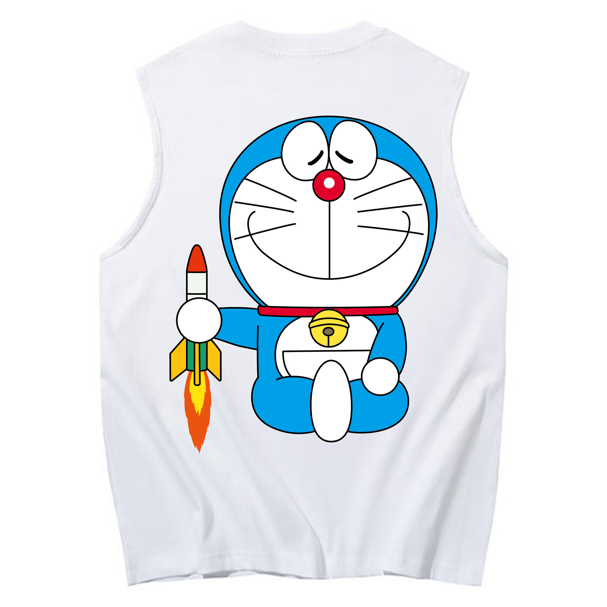 （画像用） ドラえもん Doraemon コットン100％タンクトップ（背面プリント）