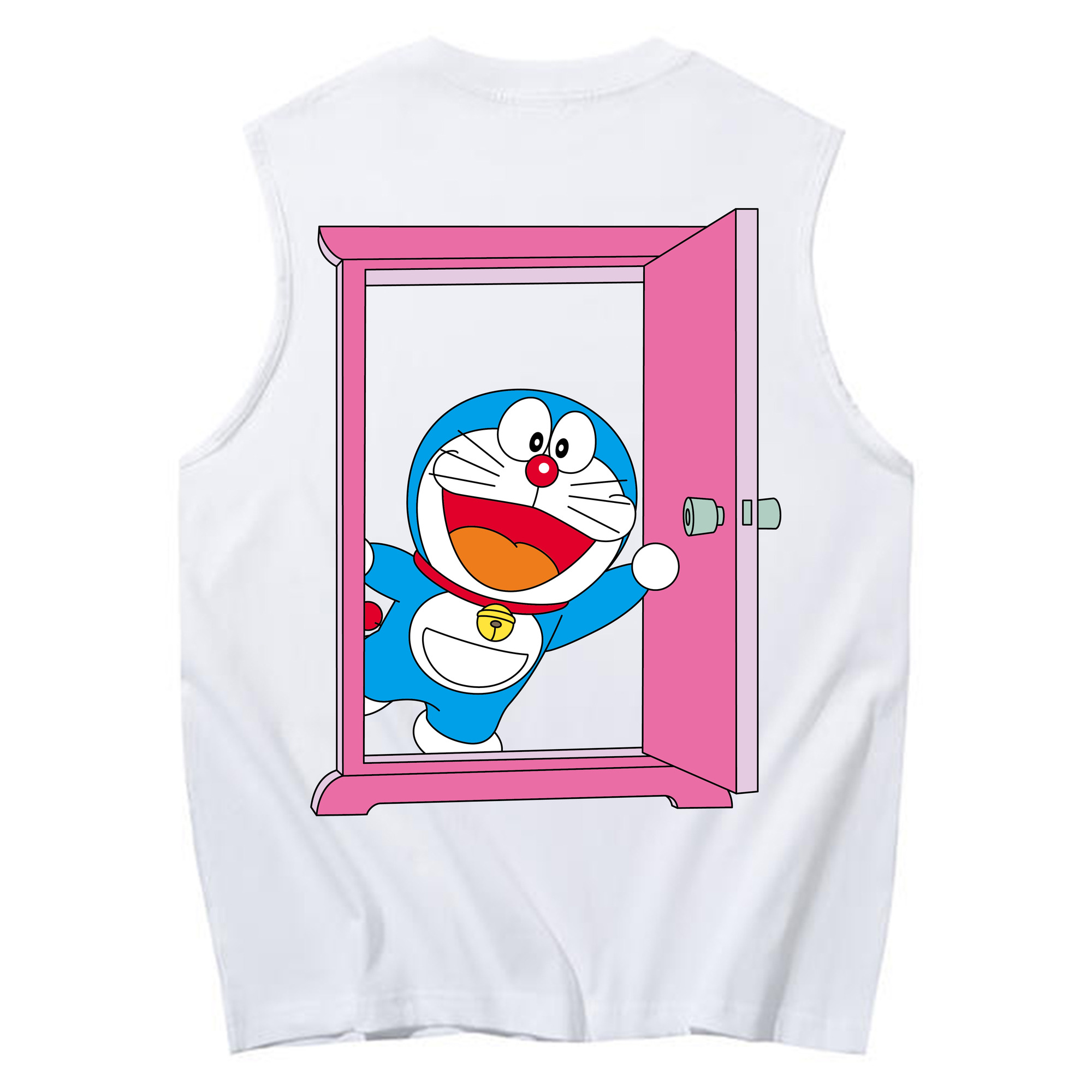 （画像用） ドラえもん Doraemon コットン100％タンクトップ（背面プリント）