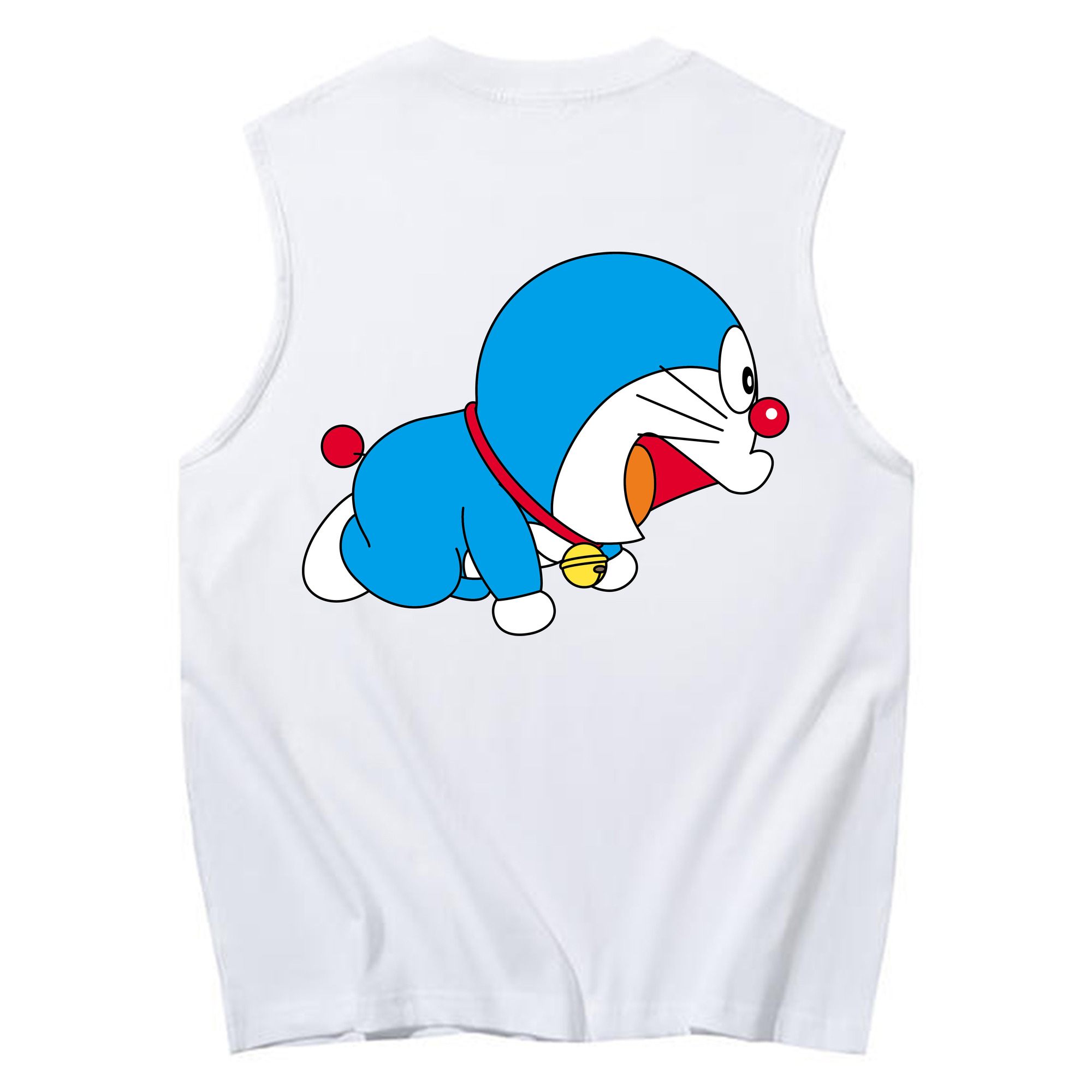 （画像用） ドラえもん Doraemon コットン100％タンクトップ（背面プリント）