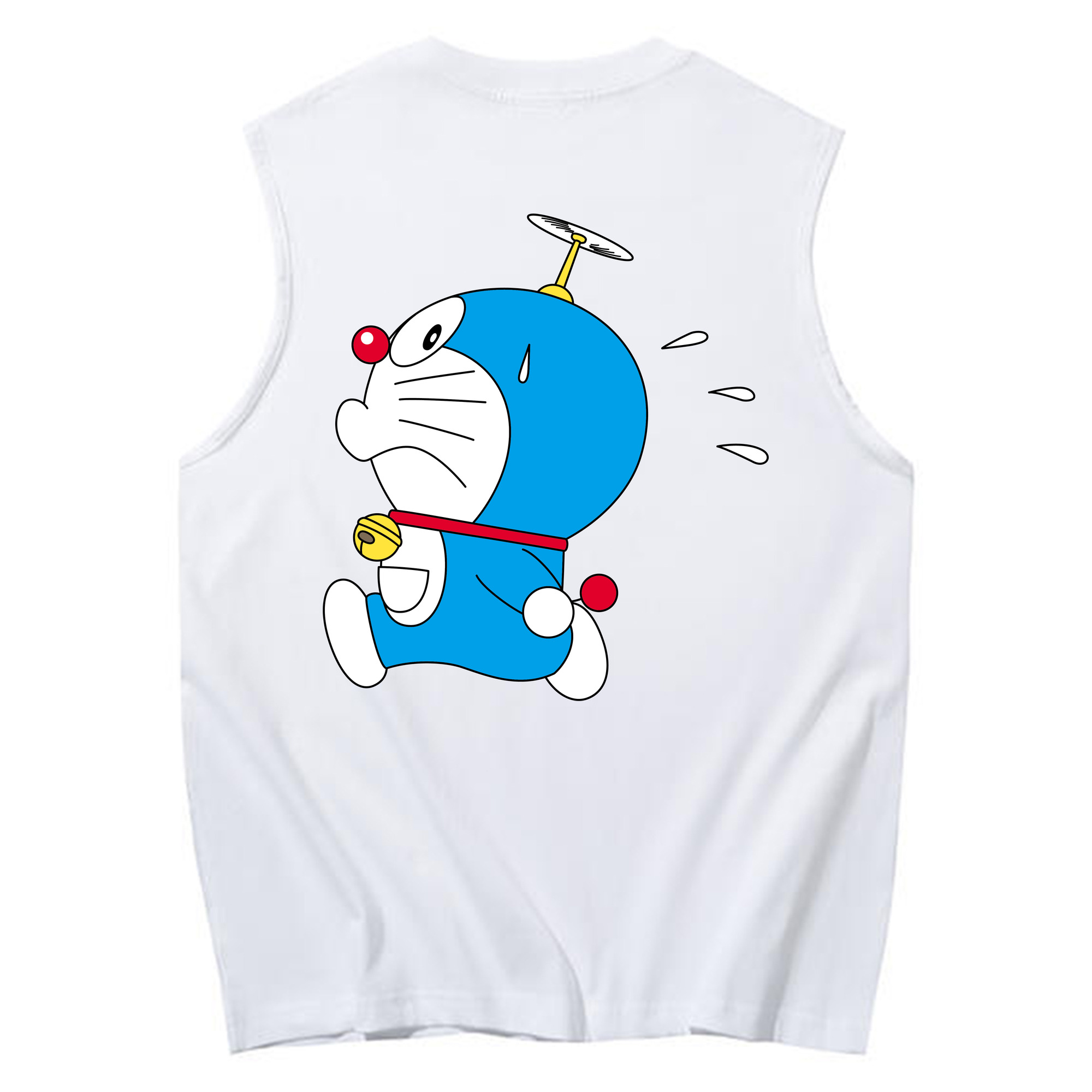 （画像用） ドラえもん Doraemon コットン100％タンクトップ（背面プリント）
