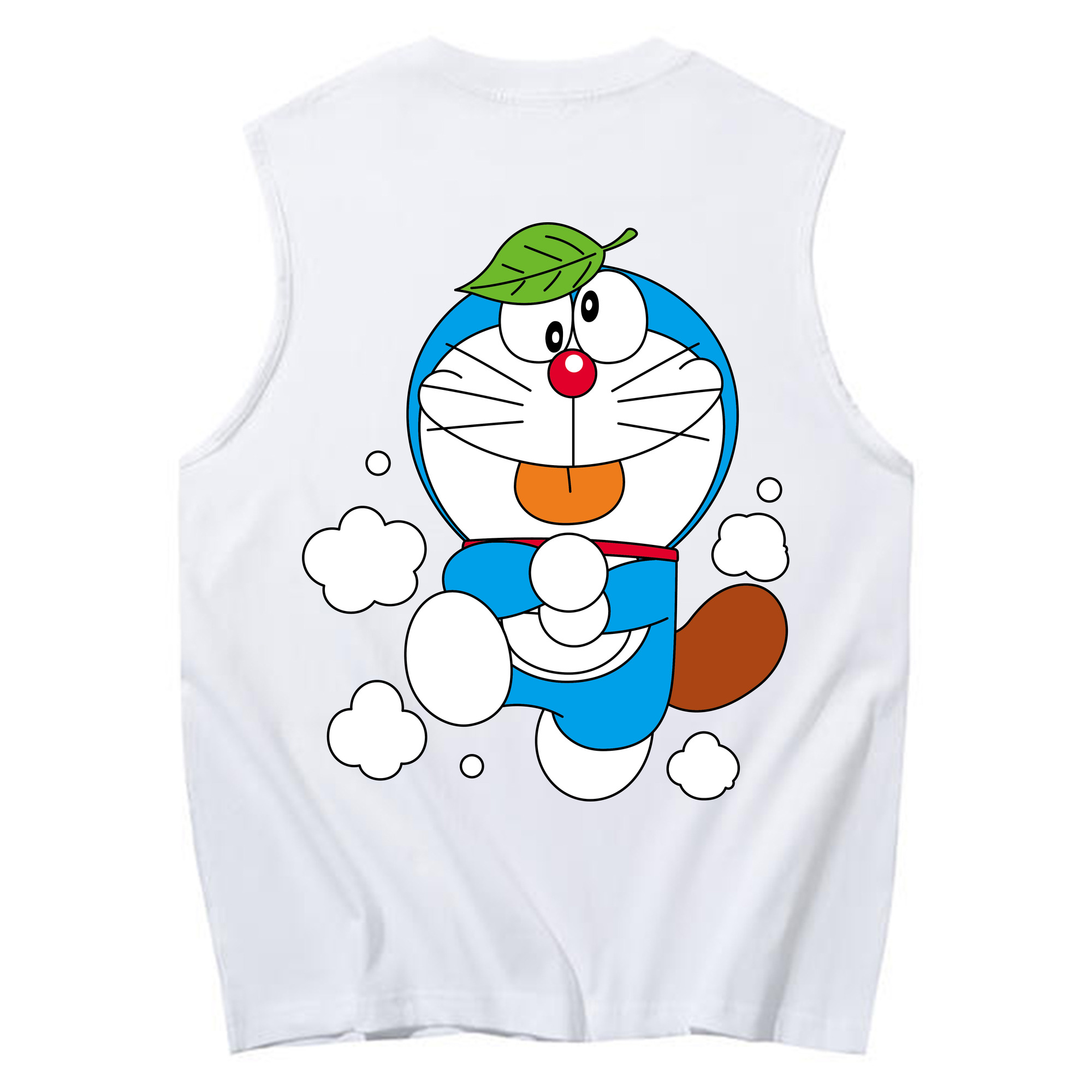 （画像用） ドラえもん Doraemon コットン100％タンクトップ（背面プリント）