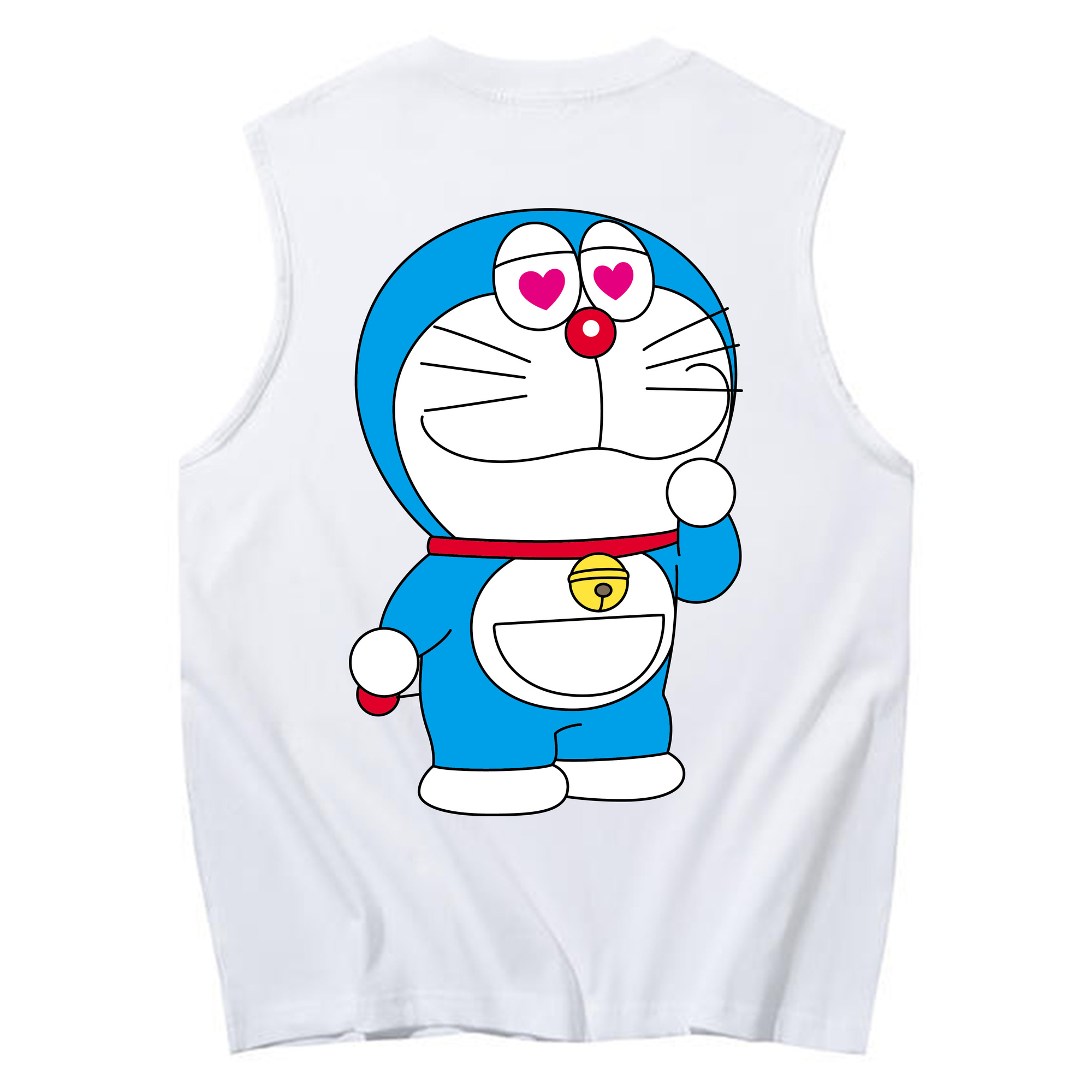 （画像用） ドラえもん Doraemon コットン100％タンクトップ（背面プリント）