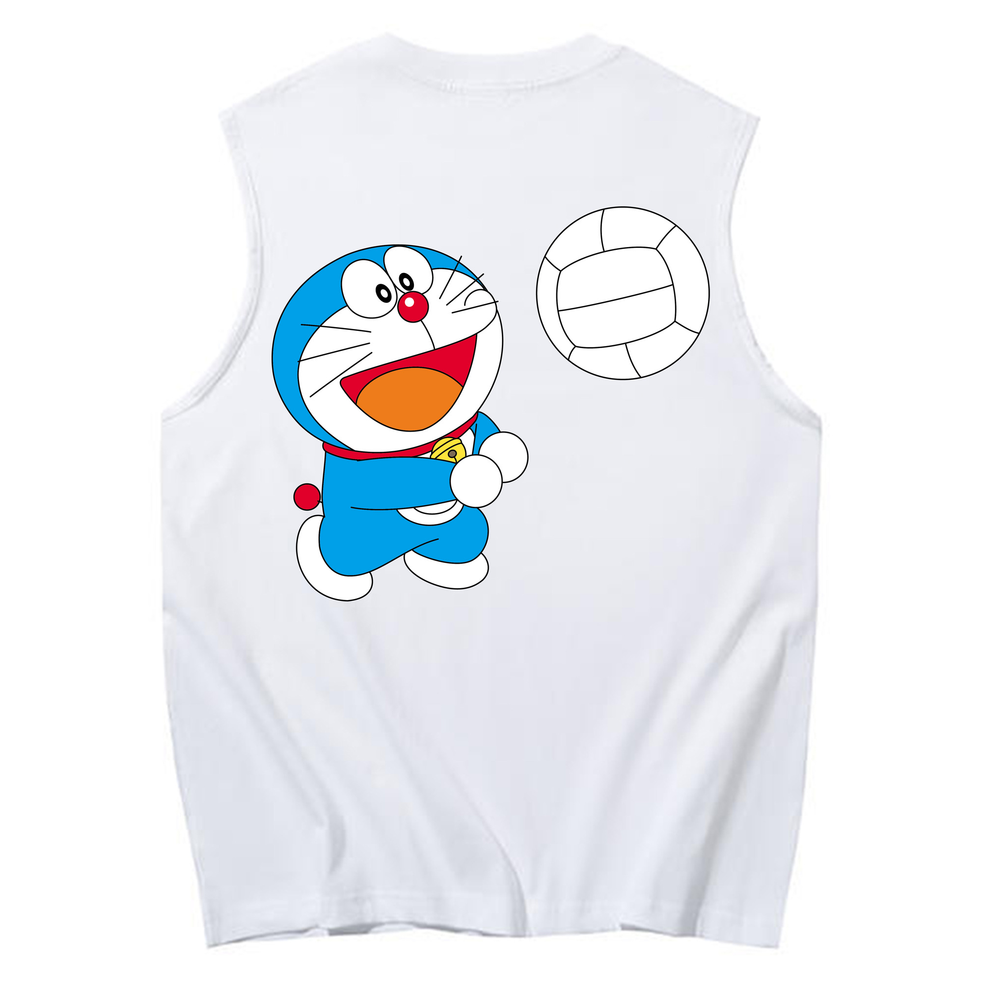（画像用） ドラえもん Doraemon コットン100％タンクトップ（背面プリント）