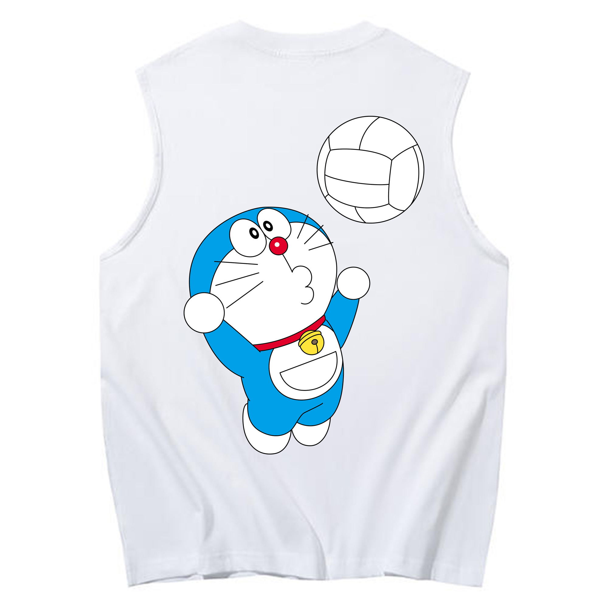 （画像用） ドラえもん Doraemon コットン100％タンクトップ（背面プリント）