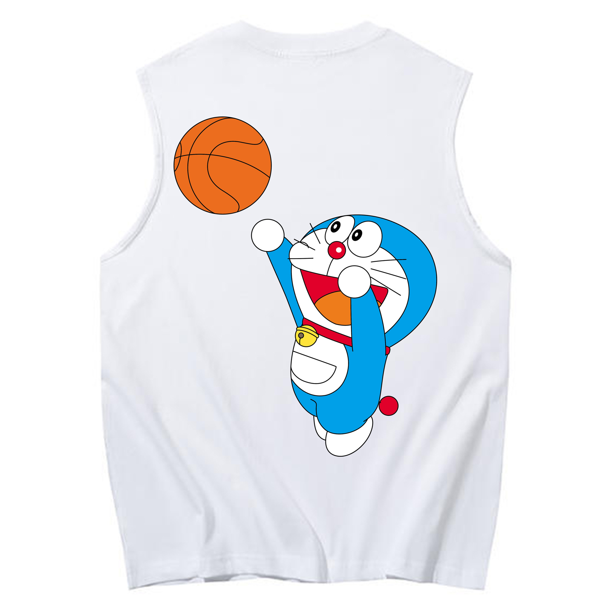 （画像用） ドラえもん Doraemon コットン100％タンクトップ（背面プリント）