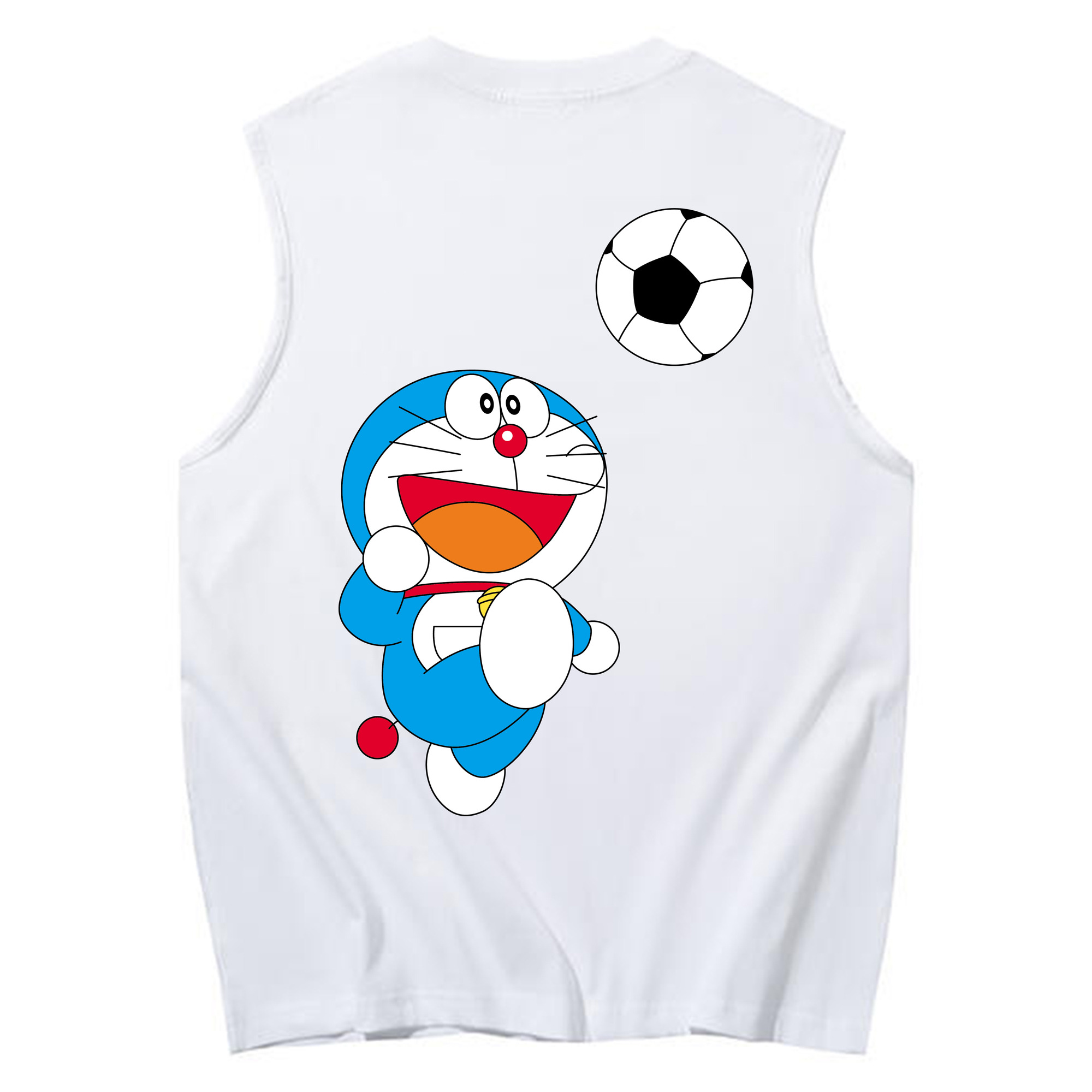 （画像用） ドラえもん Doraemon コットン100％タンクトップ（背面プリント）