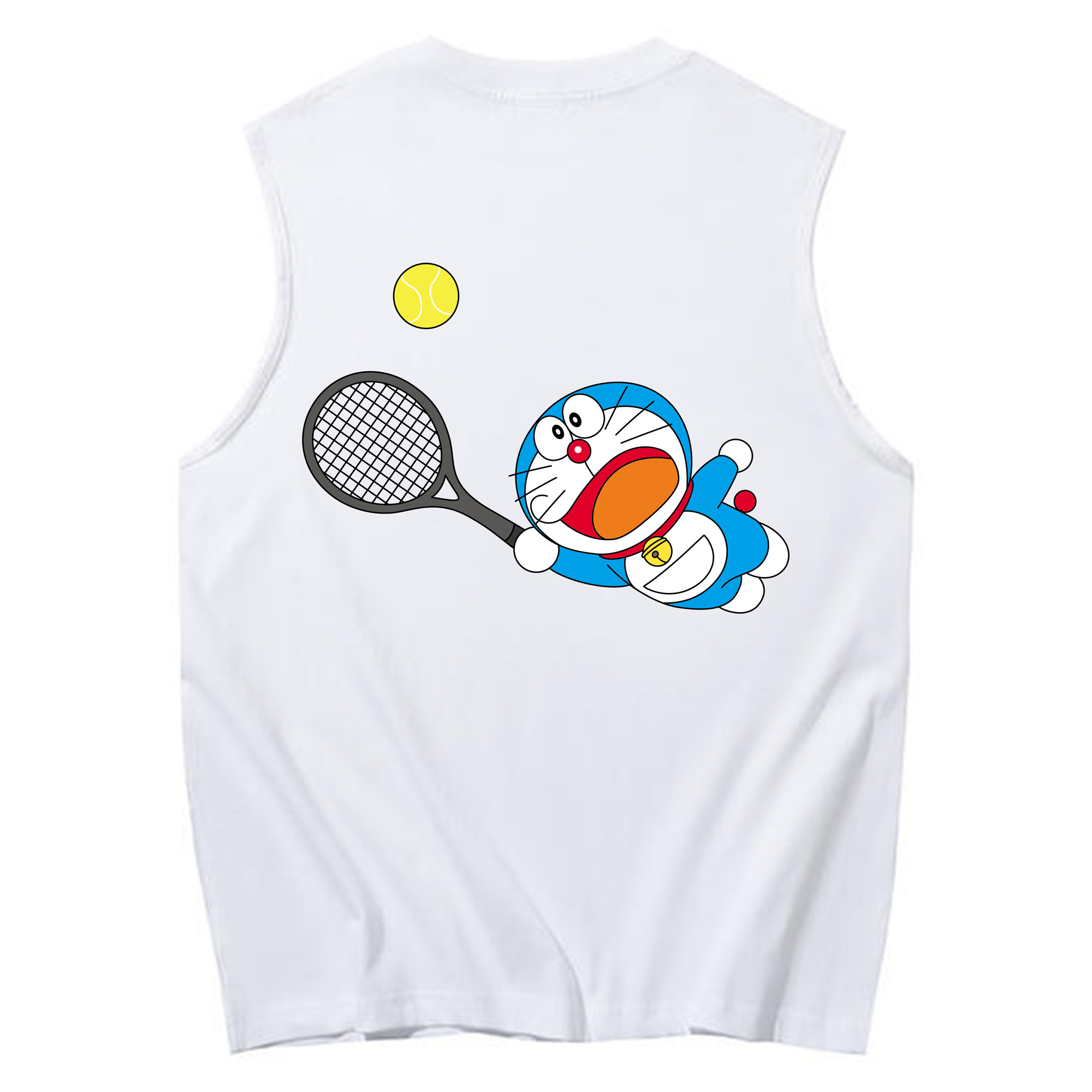 （画像用） ドラえもん Doraemon コットン100％タンクトップ（背面プリント）