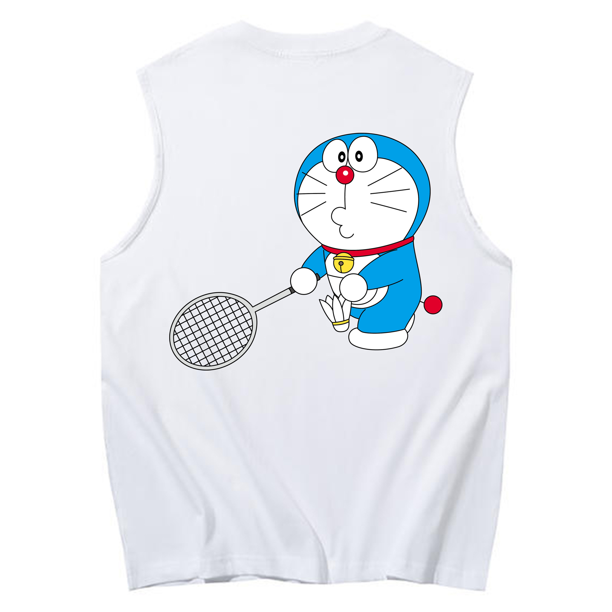 （画像用） ドラえもん Doraemon コットン100％タンクトップ（背面プリント）