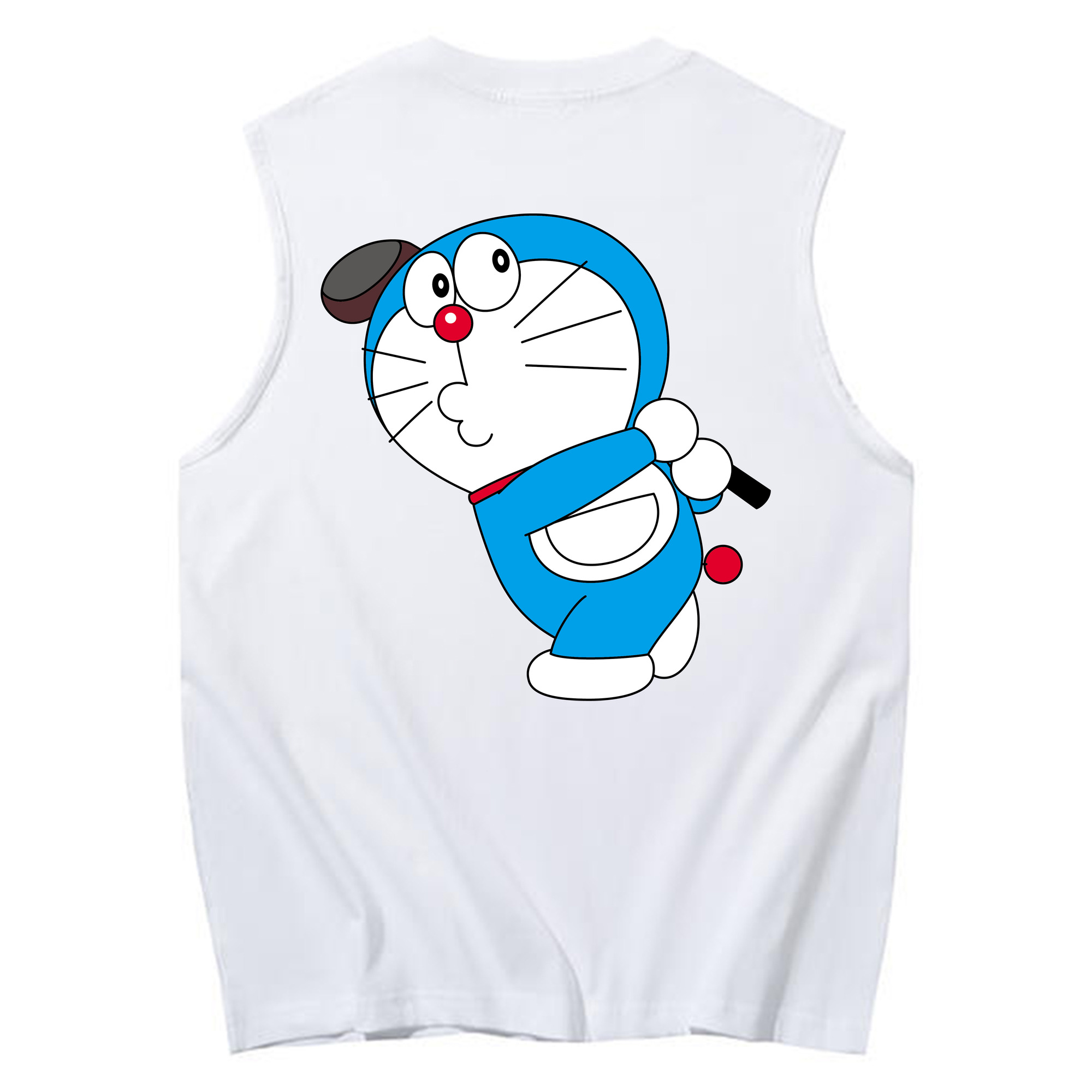 （画像用） ドラえもん Doraemon コットン100％タンクトップ（背面プリント）