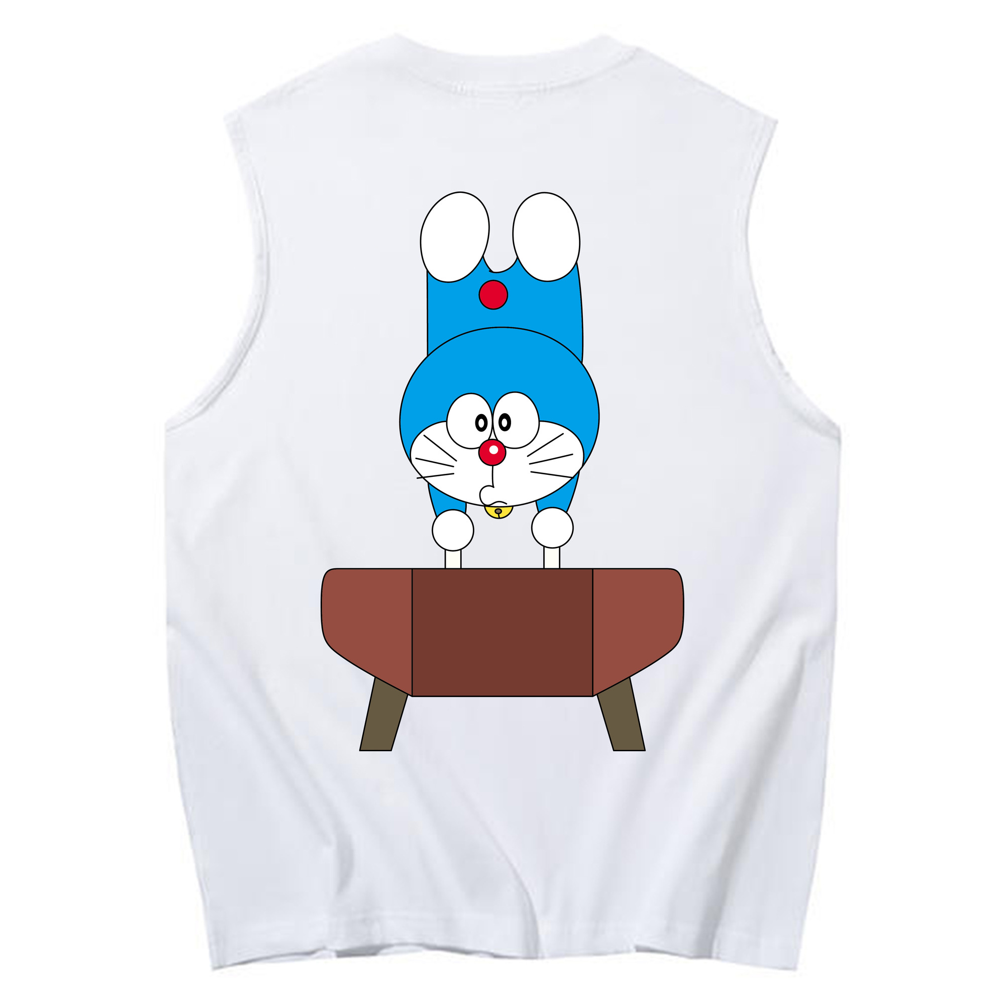 （画像用） ドラえもん Doraemon コットン100％タンクトップ（背面プリント）