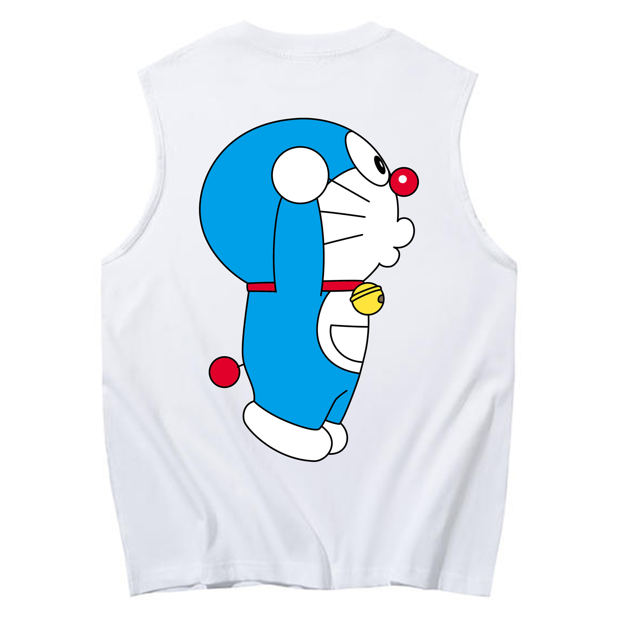 （画像用） ドラえもん Doraemon コットン100％タンクトップ（背面プリント）