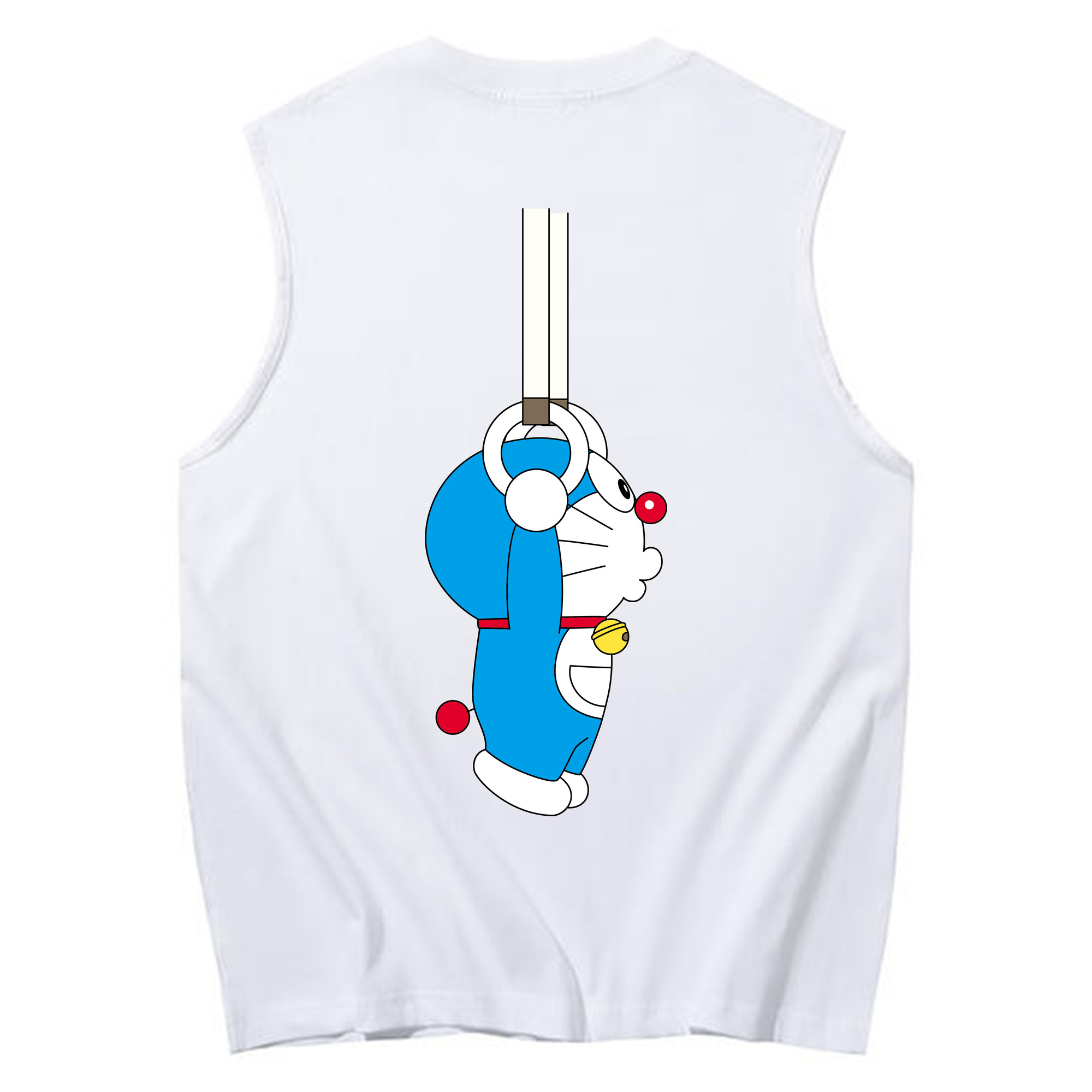 （画像用） ドラえもん Doraemon コットン100％タンクトップ（背面プリント）