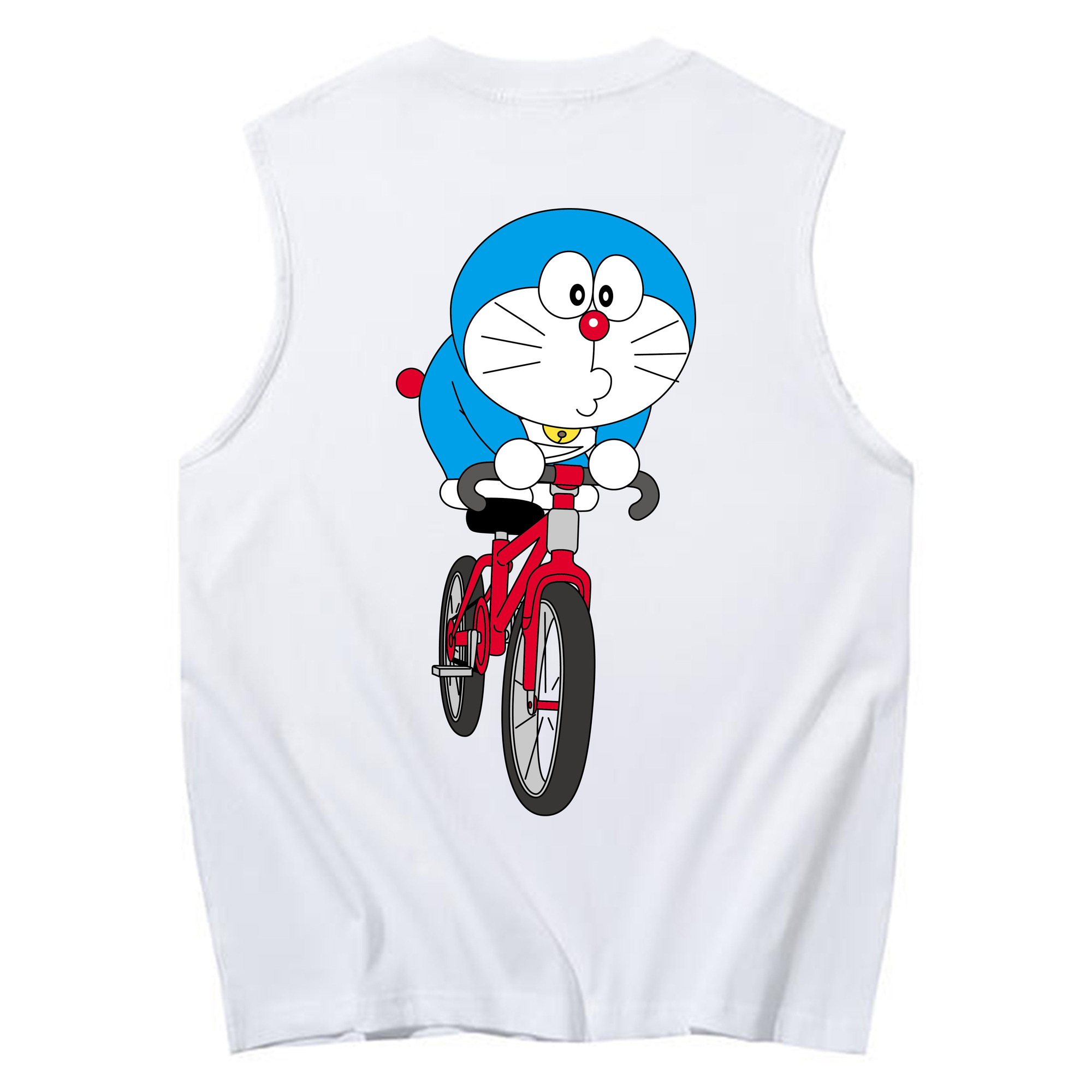 （画像用） ドラえもん Doraemon コットン100％タンクトップ（背面プリント）