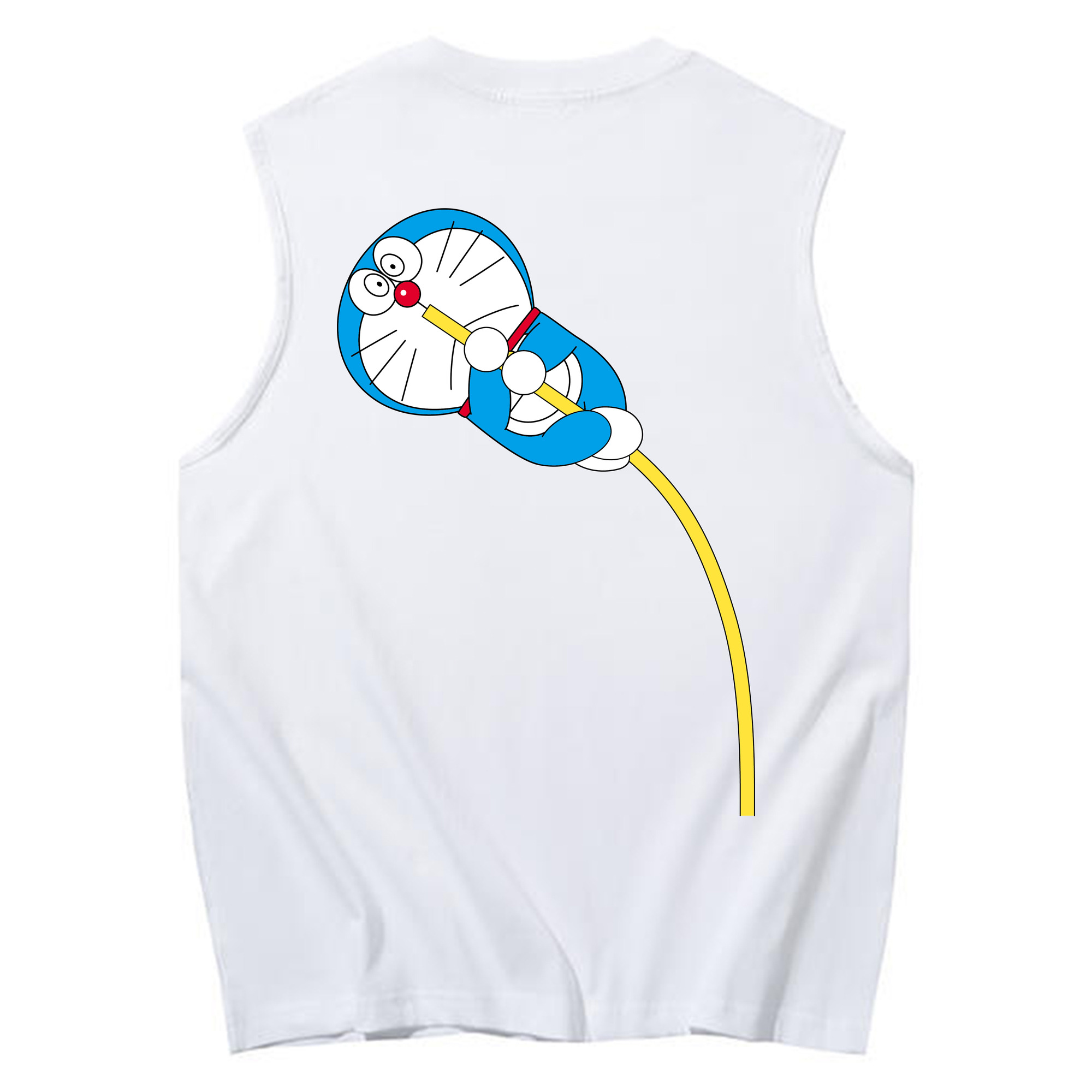 （画像用） ドラえもん Doraemon コットン100％タンクトップ（背面プリント）