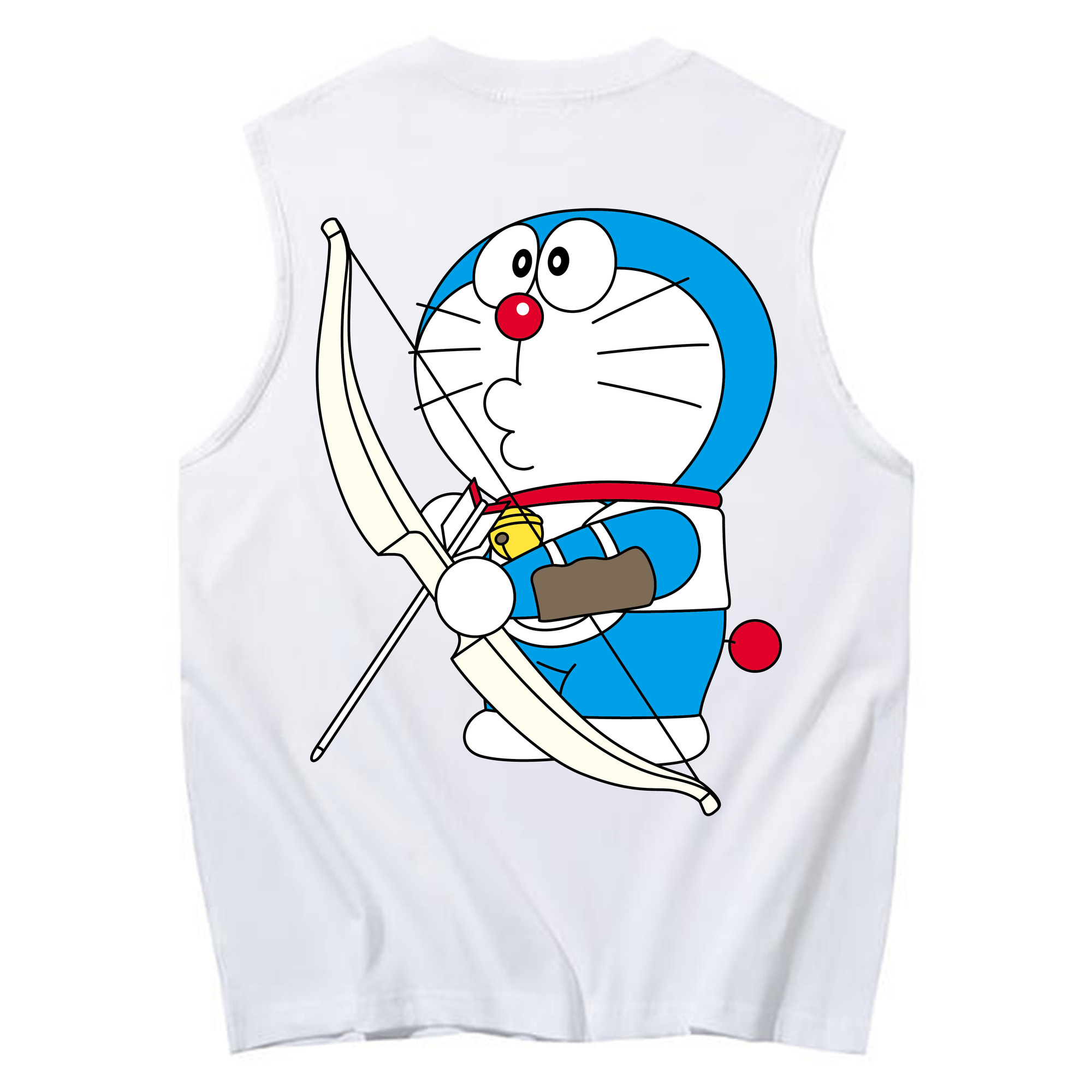 （画像用） ドラえもん Doraemon コットン100％タンクトップ（背面プリント）