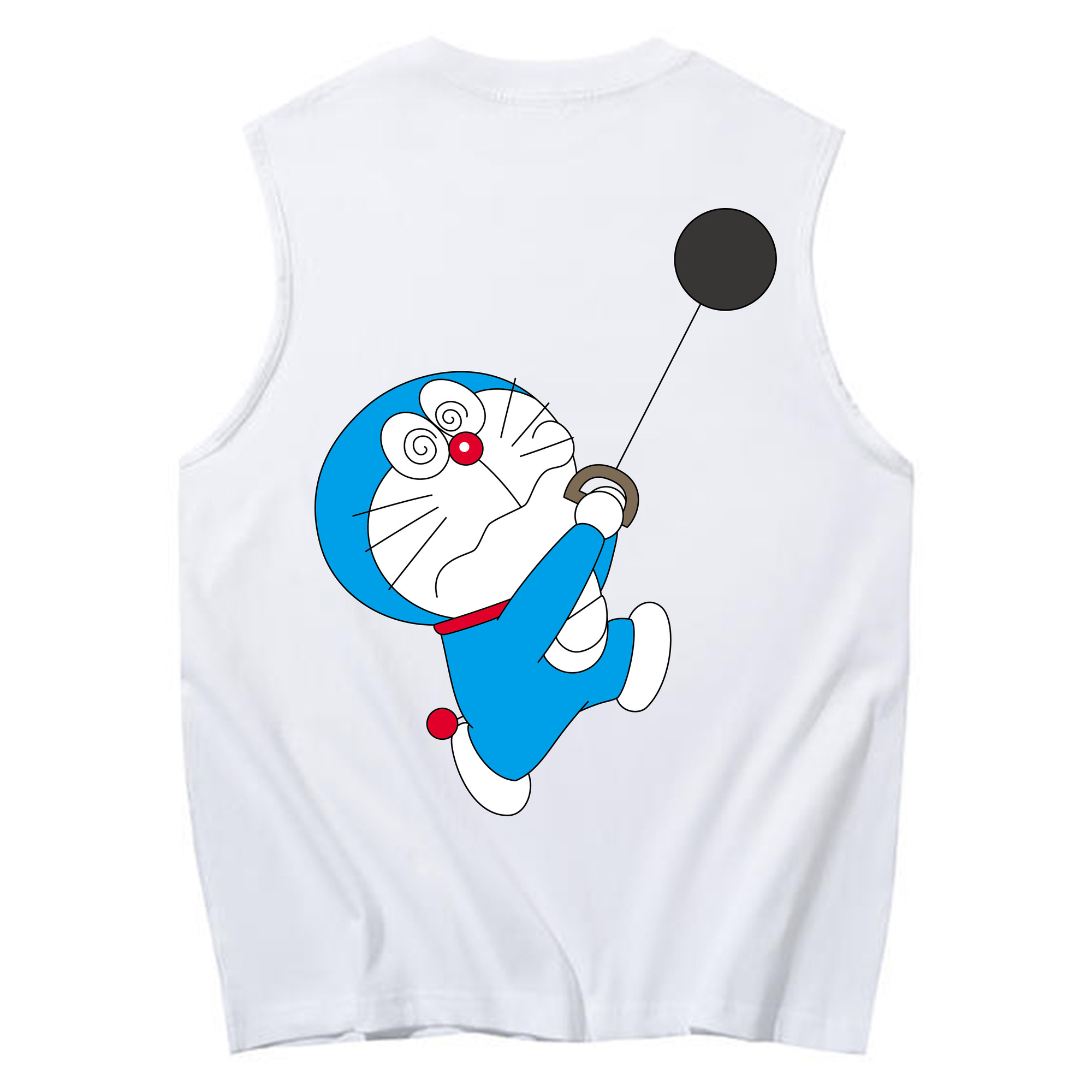 （画像用） ドラえもん Doraemon コットン100％タンクトップ（背面プリント）