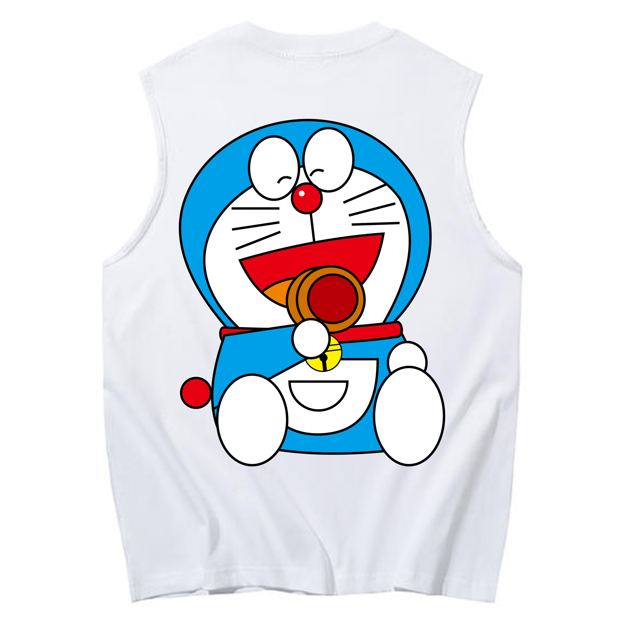 （画像用） ドラえもん Doraemon コットン100％タンクトップ（背面プリント）