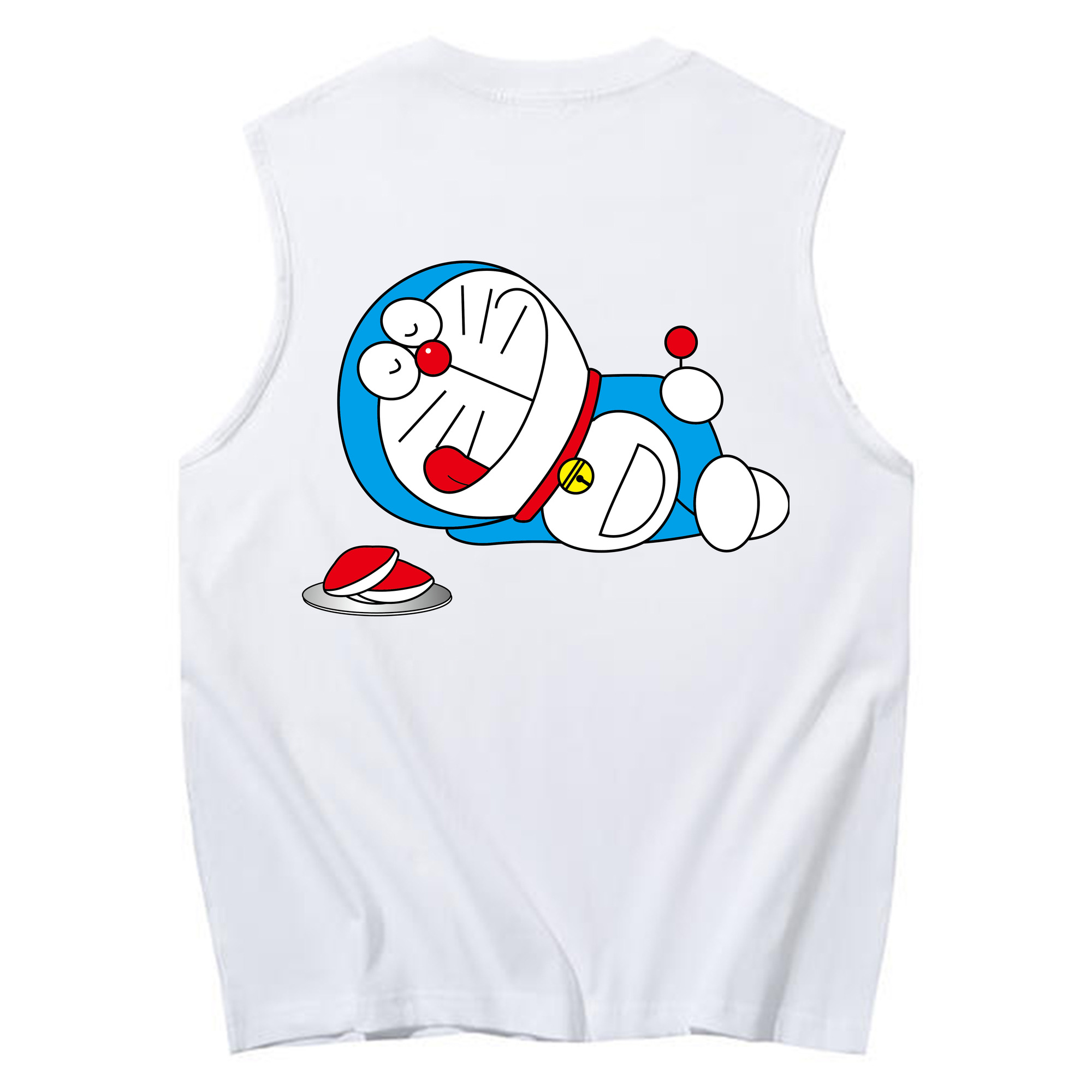 （画像用） ドラえもん Doraemon コットン100％タンクトップ（背面プリント）