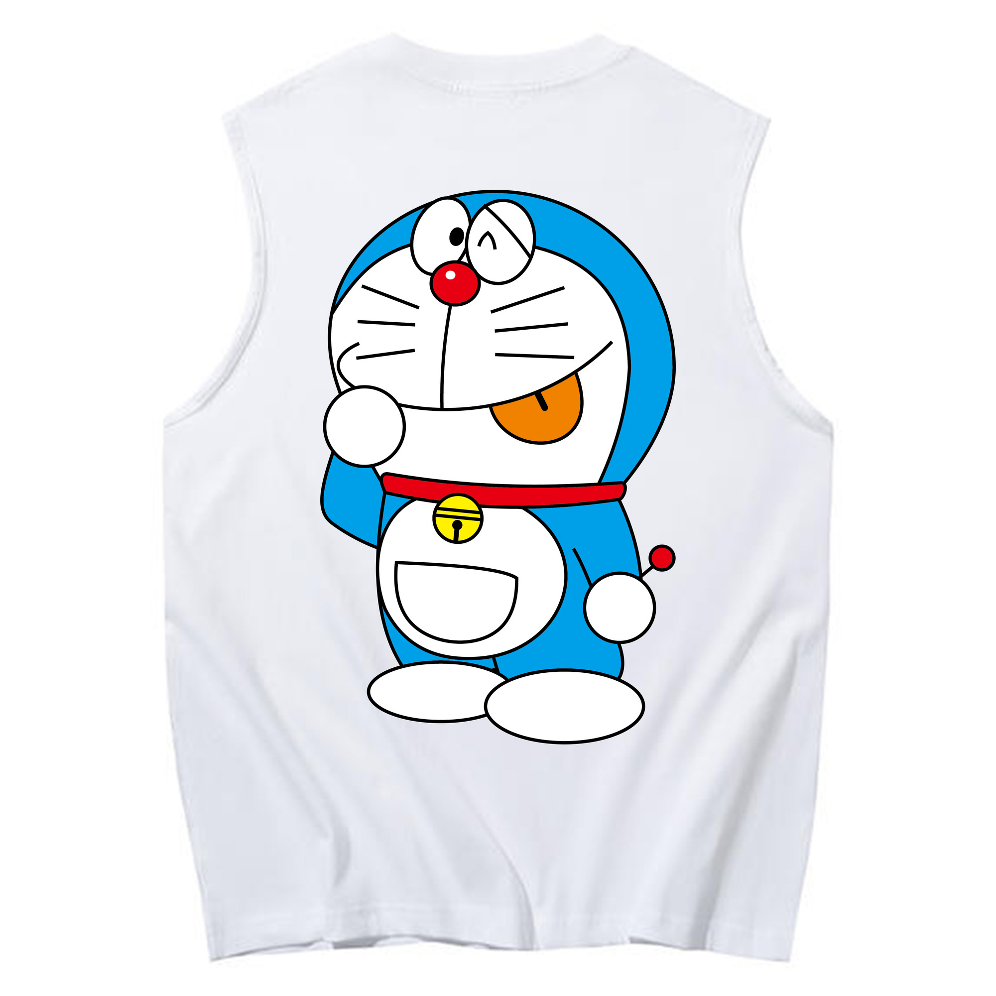 （画像用） ドラえもん Doraemon コットン100％タンクトップ（背面プリント）