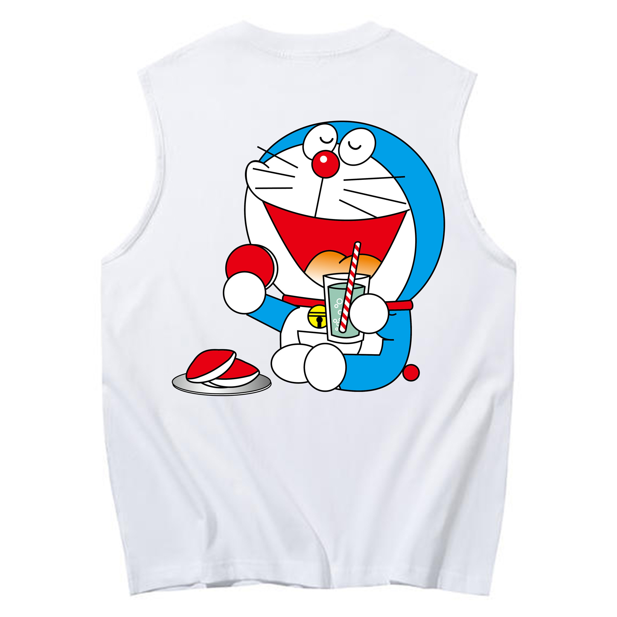 （画像用） ドラえもん Doraemon コットン100％タンクトップ（背面プリント）