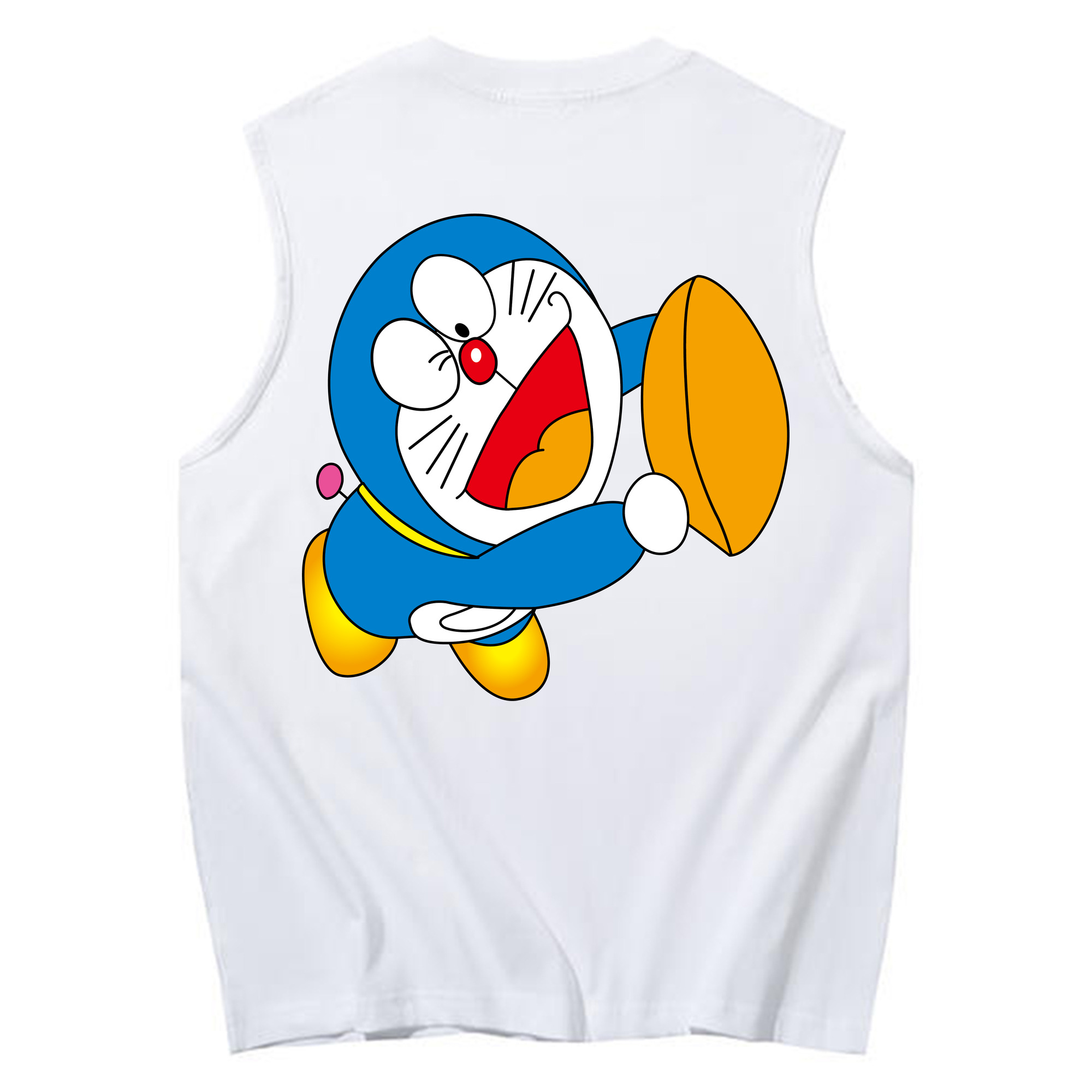 （画像用） ドラえもん Doraemon コットン100％タンクトップ（背面プリント）