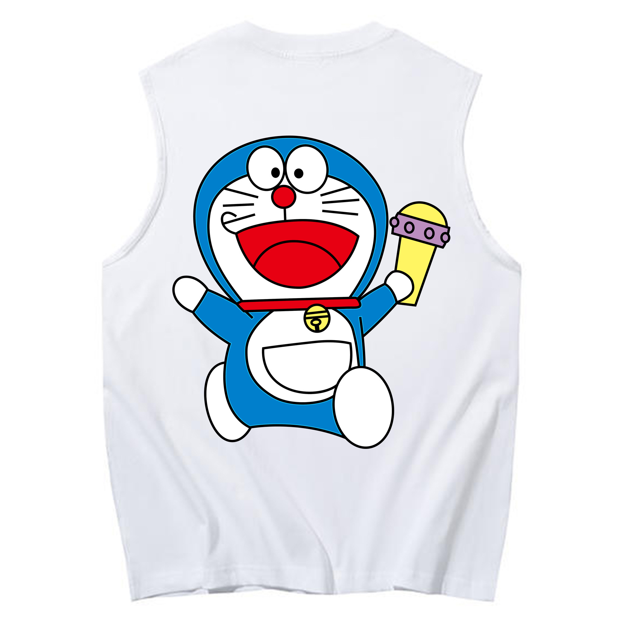 （画像用） ドラえもん Doraemon コットン100％タンクトップ（背面プリント）