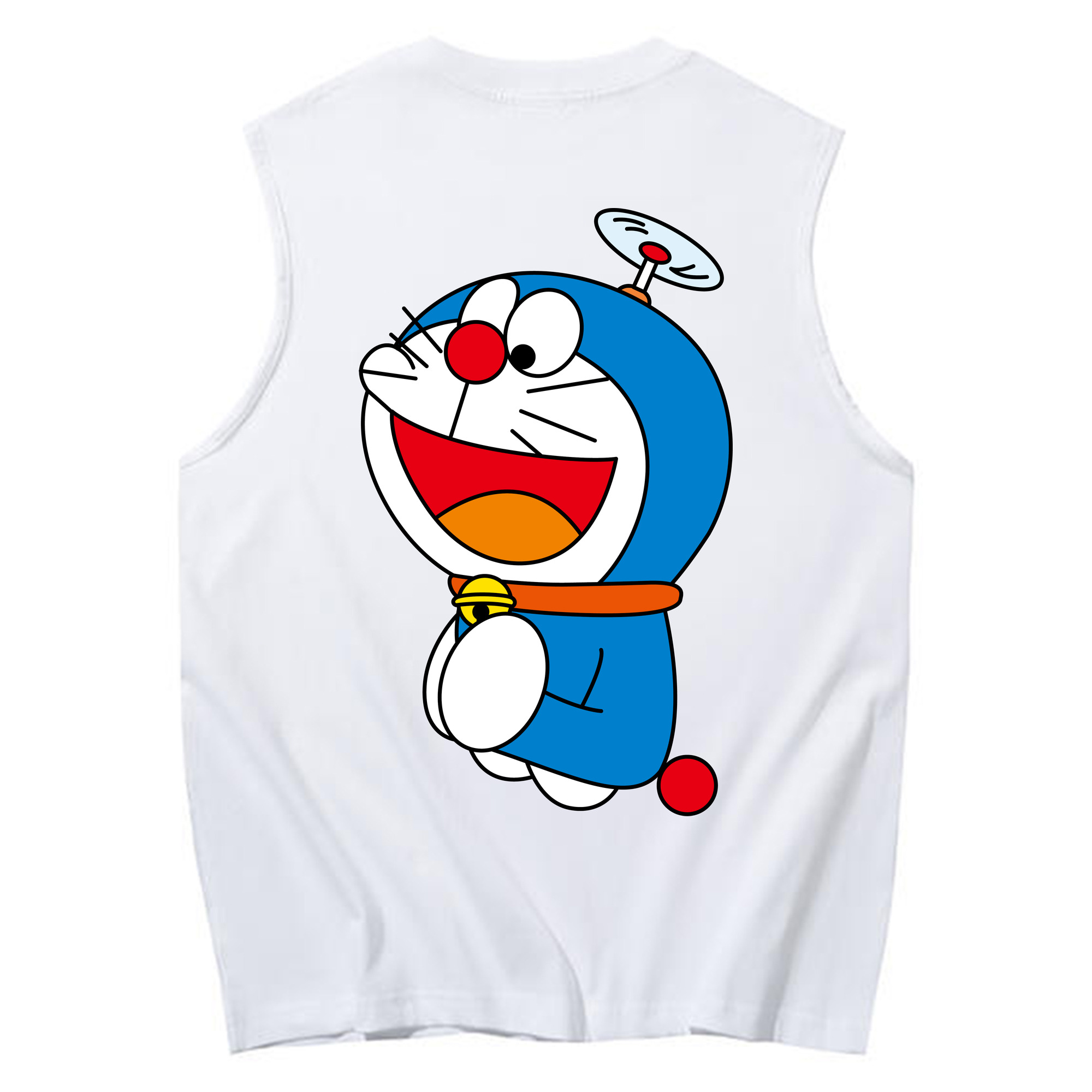 （画像用） ドラえもん Doraemon コットン100％タンクトップ（背面プリント）