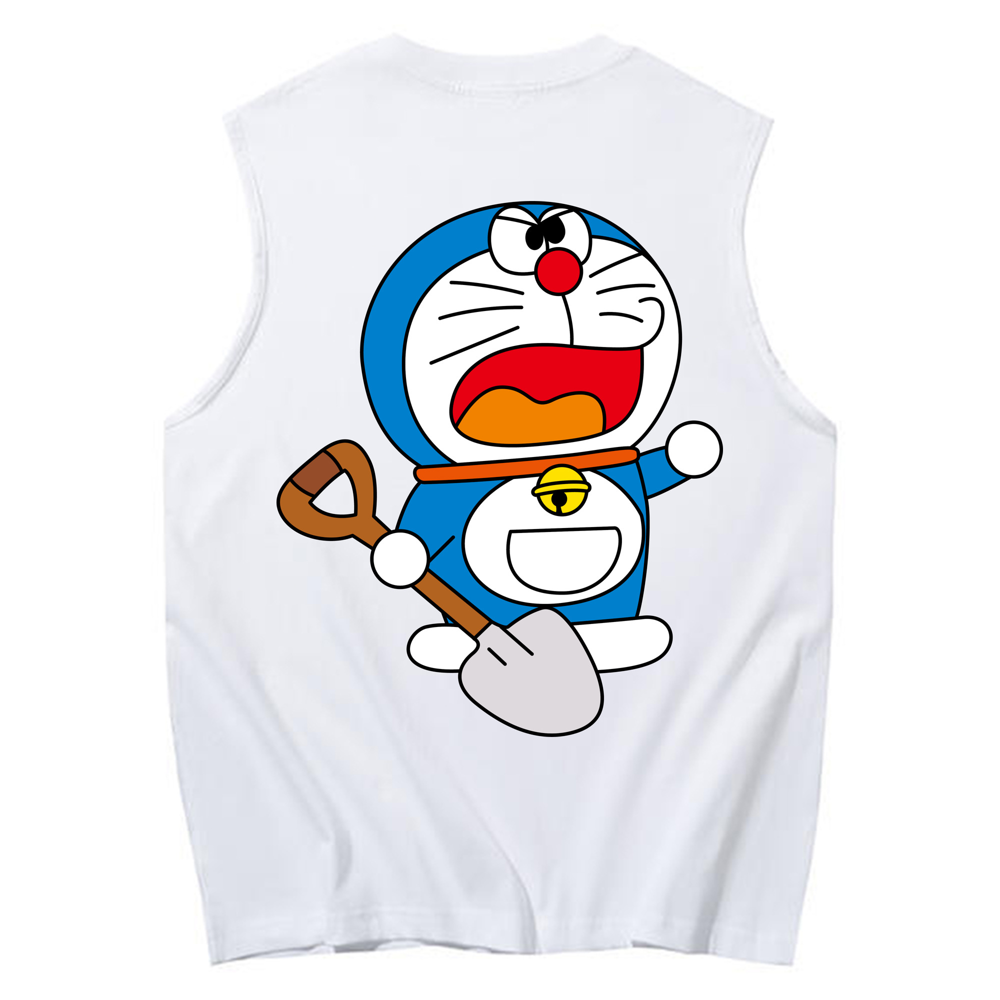 （画像用） ドラえもん Doraemon コットン100％タンクトップ（背面プリント）