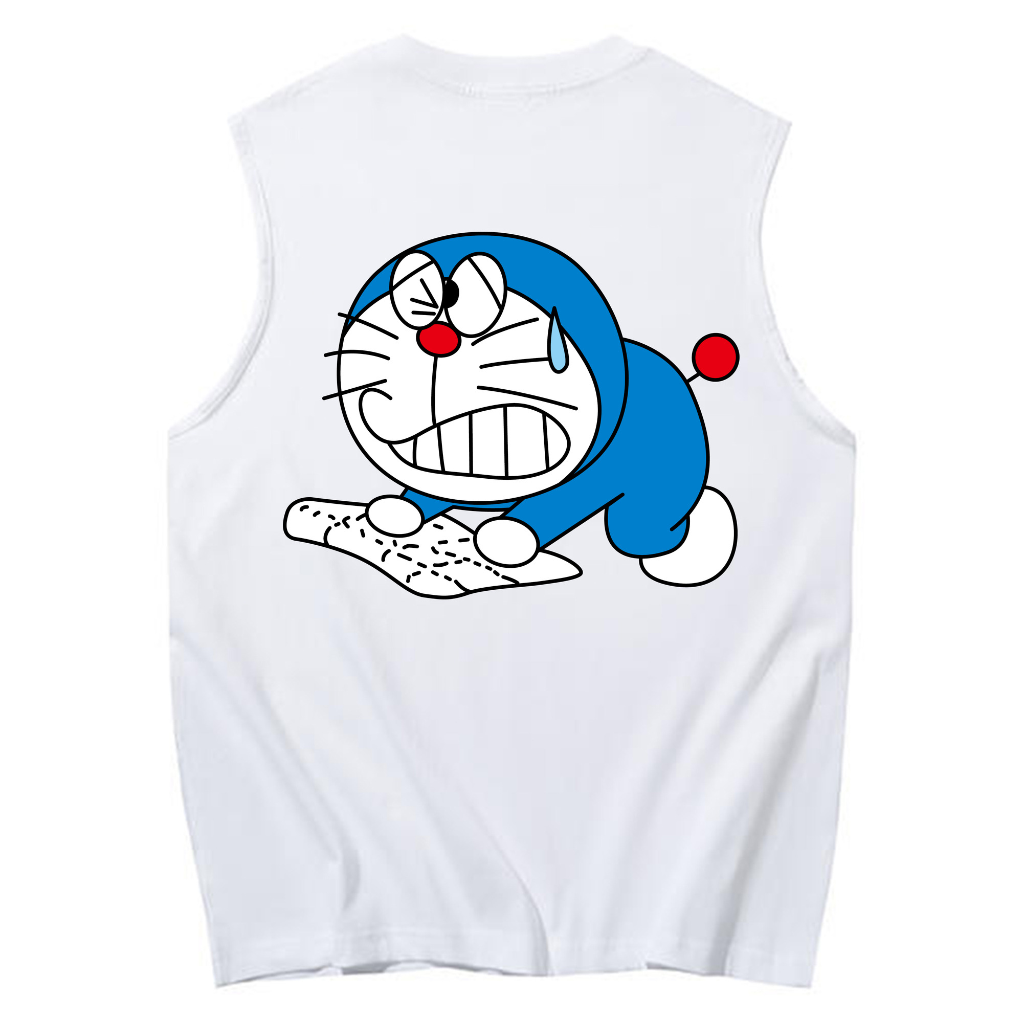 （画像用） ドラえもん Doraemon コットン100％タンクトップ（背面プリント）