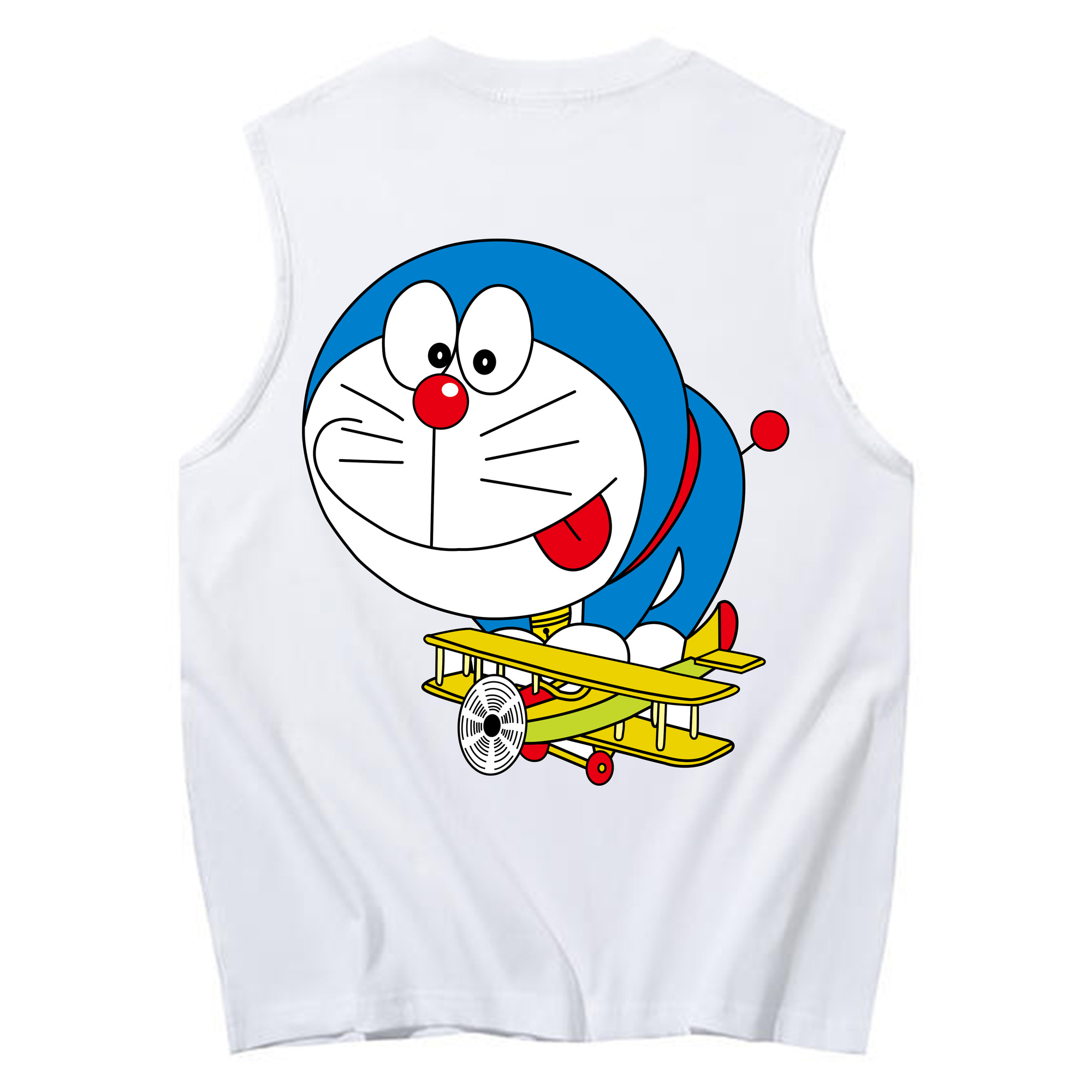 （画像用） ドラえもん Doraemon コットン100％タンクトップ（背面プリント）