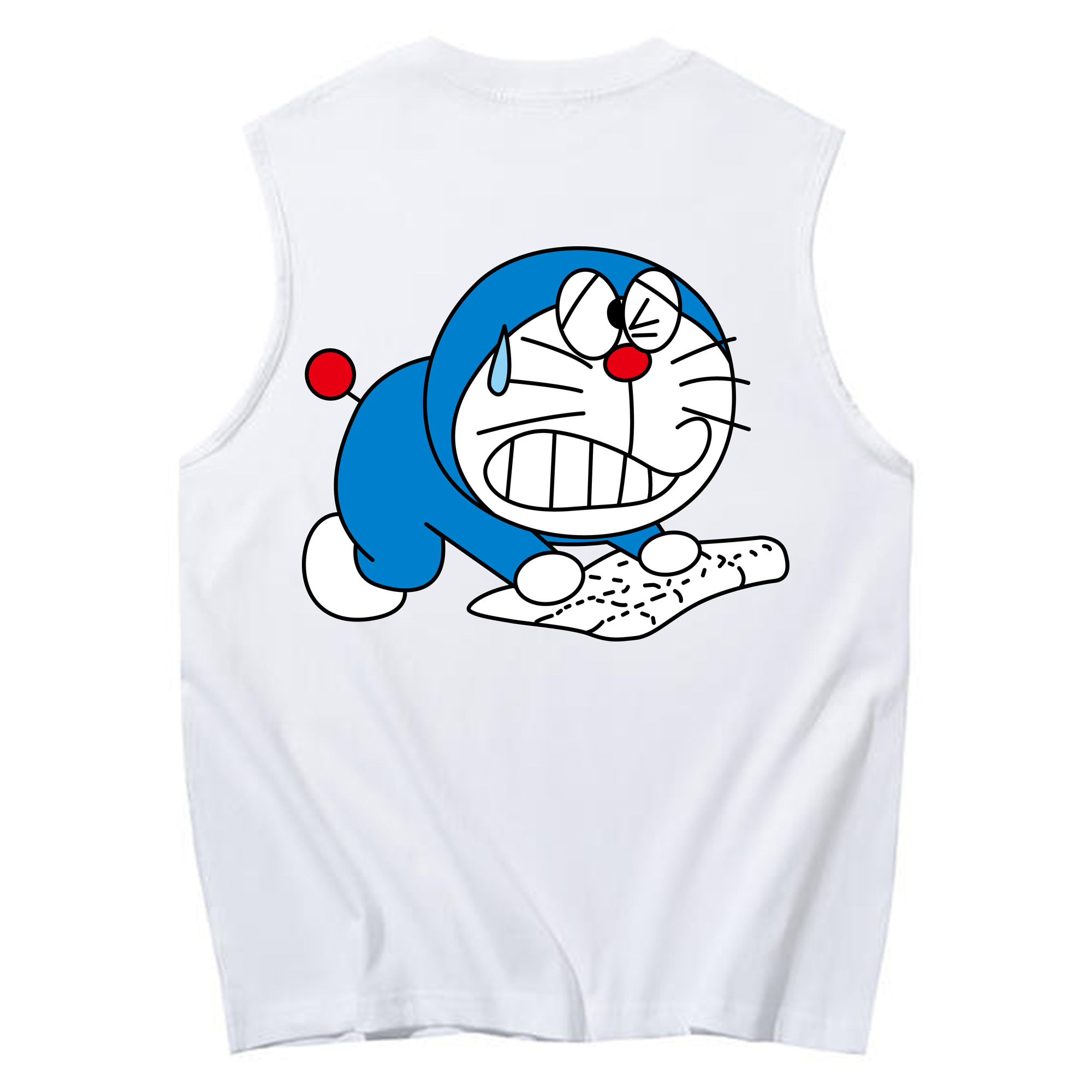 （画像用） ドラえもん Doraemon コットン100％タンクトップ（背面プリント）