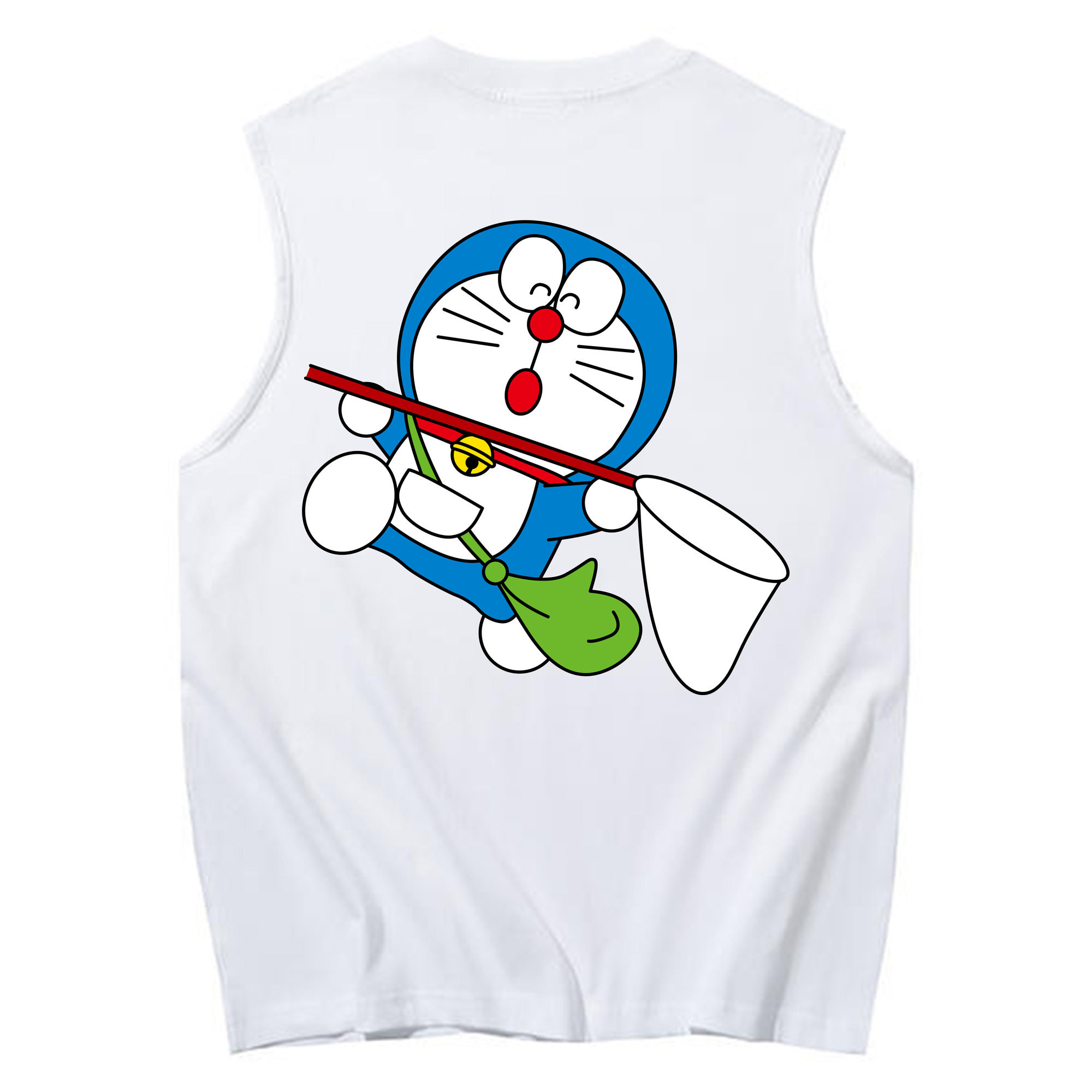 （画像用） ドラえもん Doraemon コットン100％タンクトップ（背面プリント）