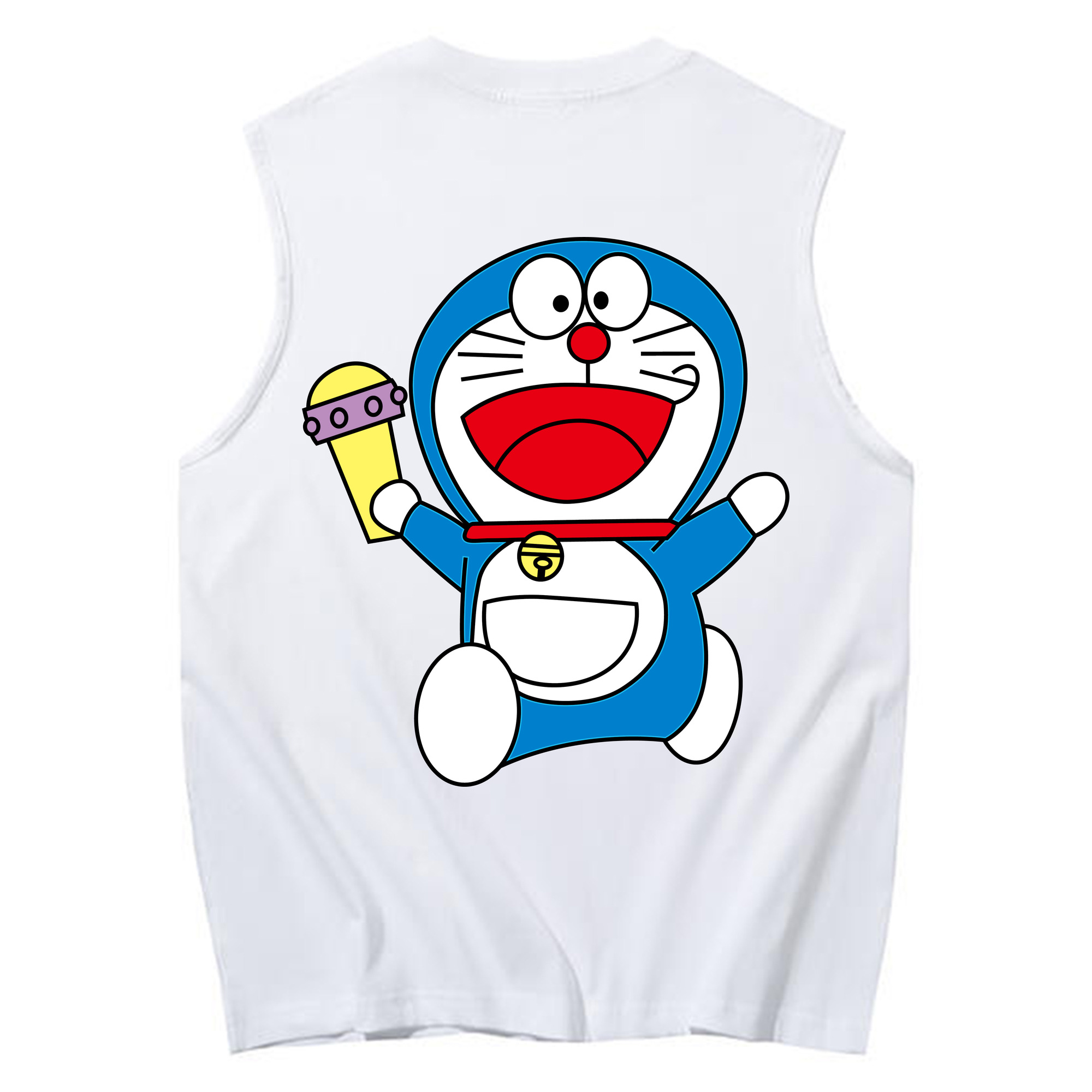 （画像用） ドラえもん Doraemon コットン100％タンクトップ（背面プリント）