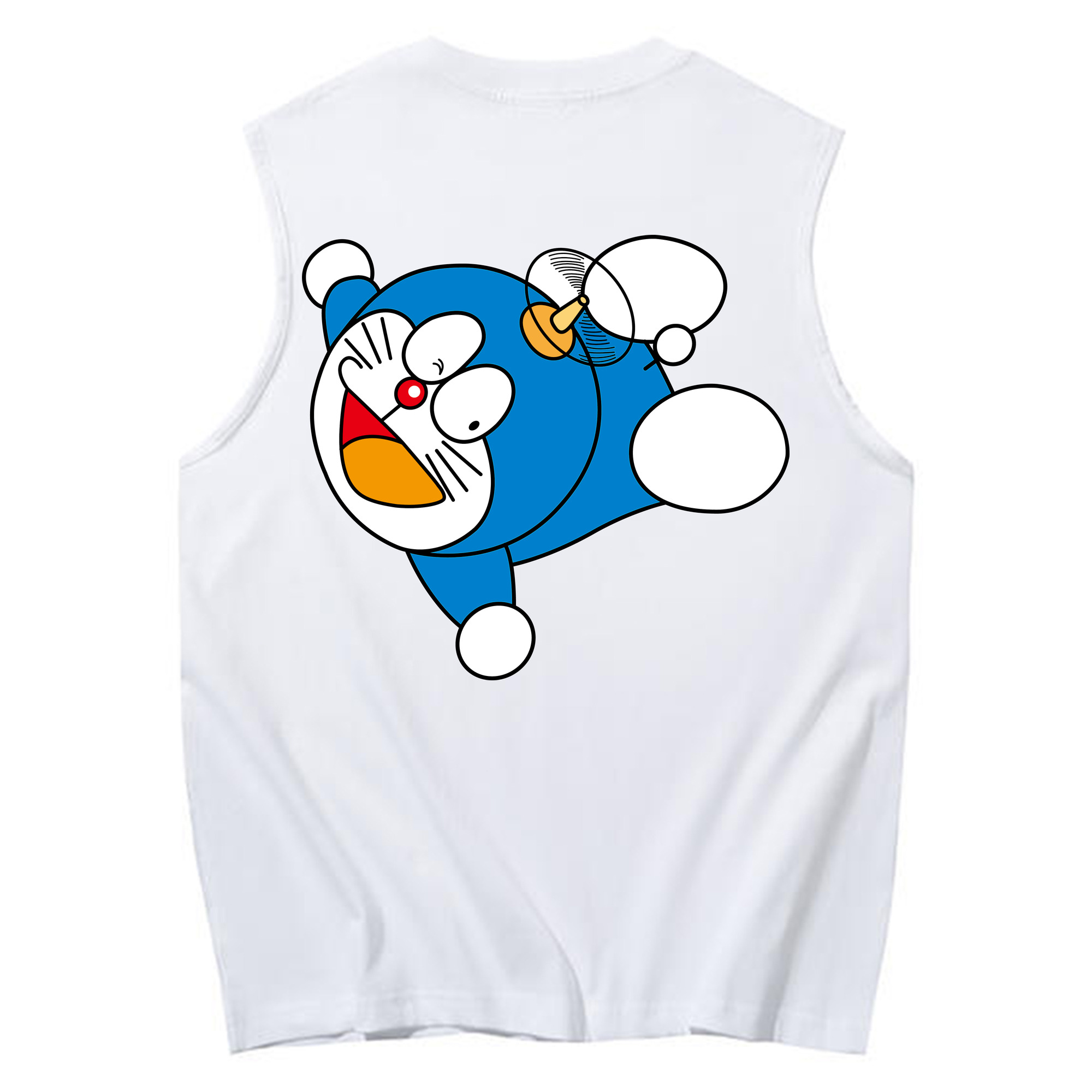（画像用） ドラえもん Doraemon コットン100％タンクトップ（背面プリント）