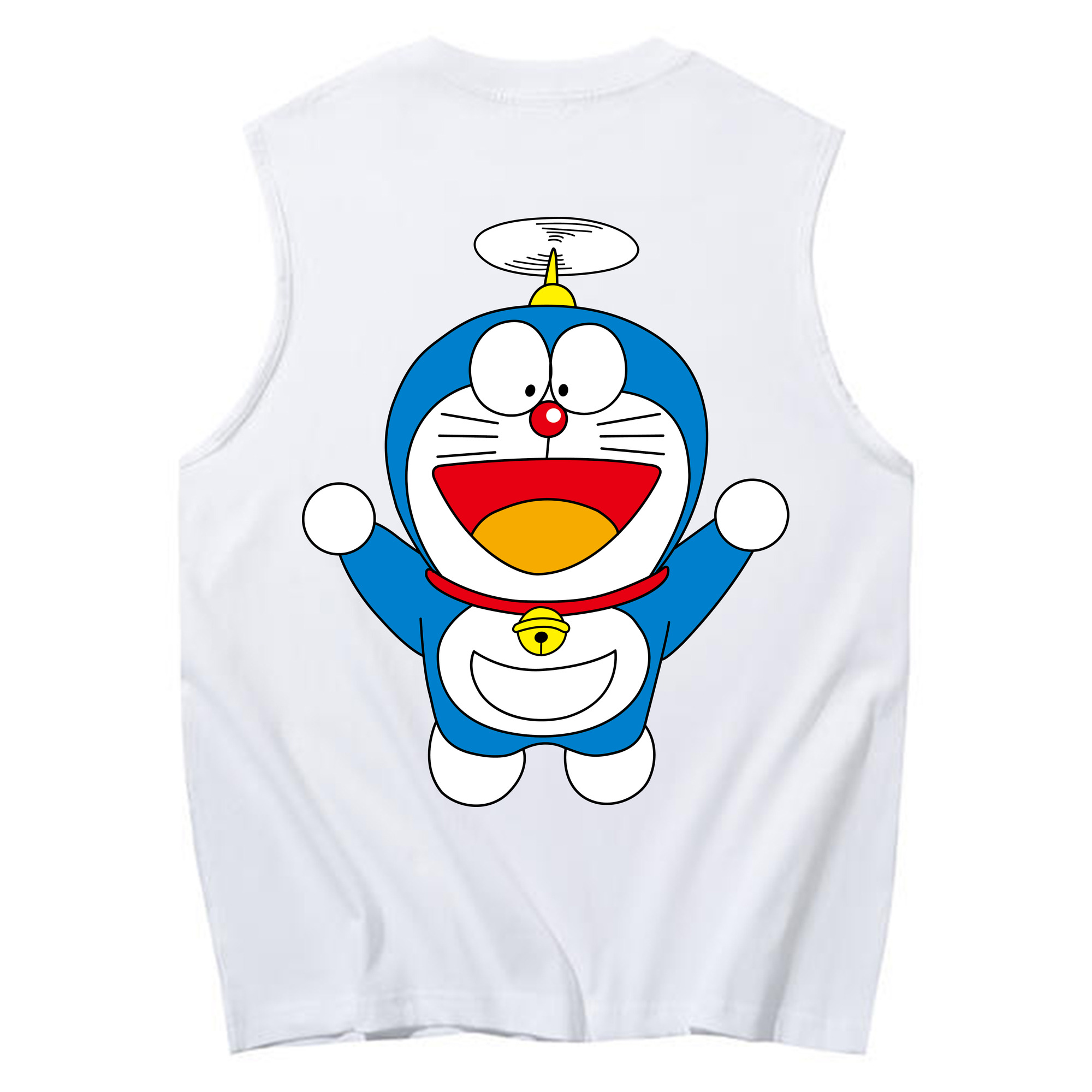 （画像用） ドラえもん Doraemon コットン100％タンクトップ（背面プリント）