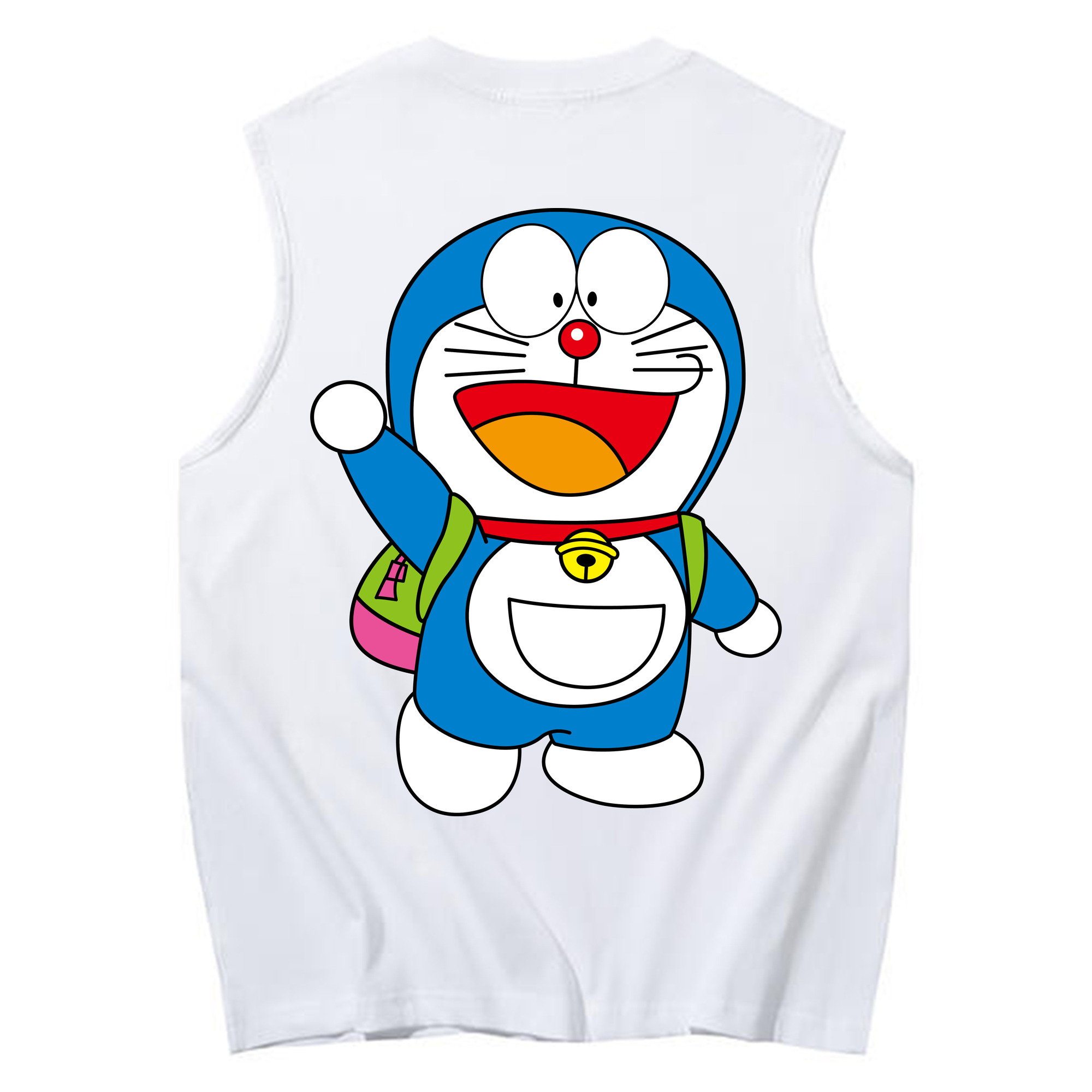 （画像用） ドラえもん Doraemon コットン100％タンクトップ（背面プリント）