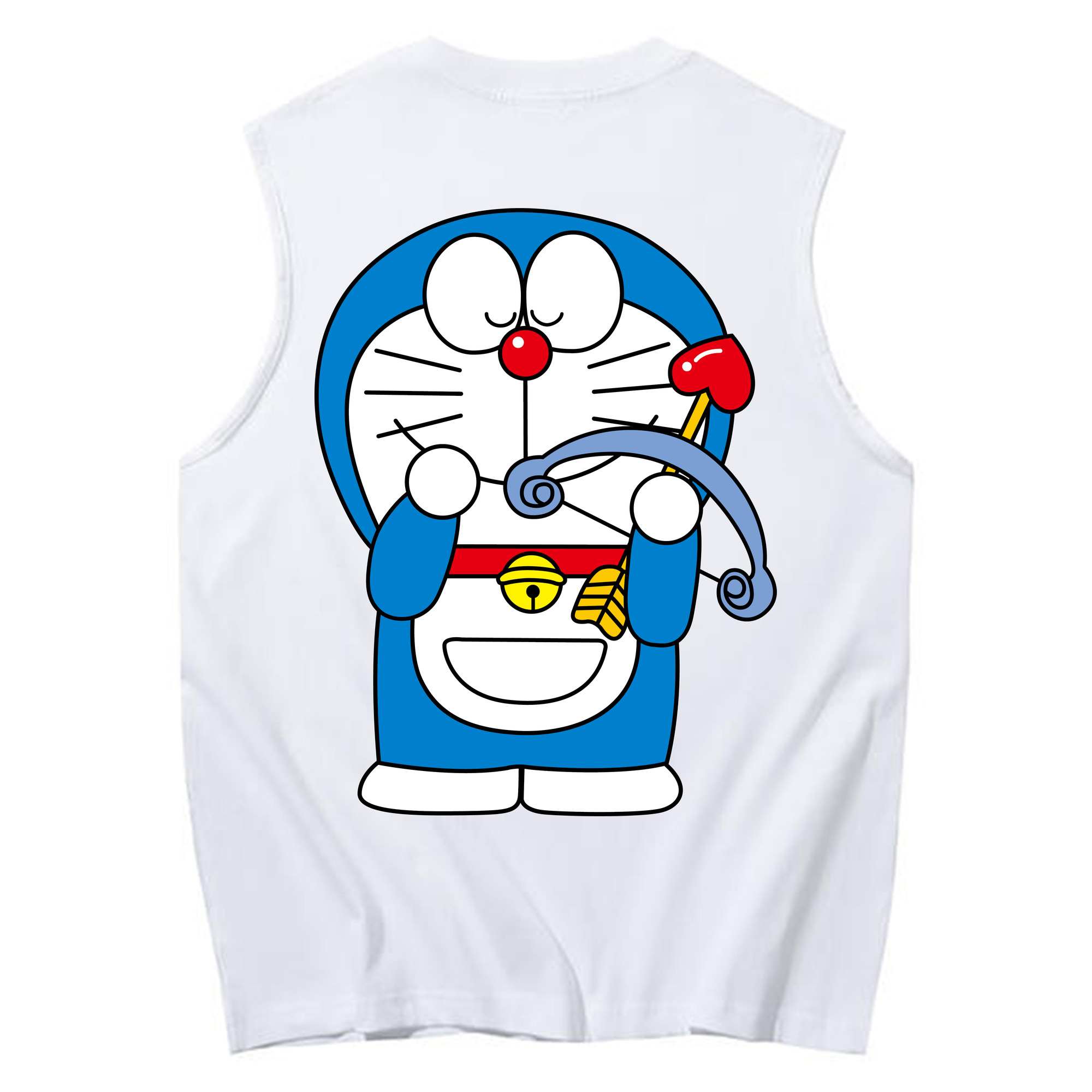 （画像用） ドラえもん Doraemon コットン100％タンクトップ（背面プリント）