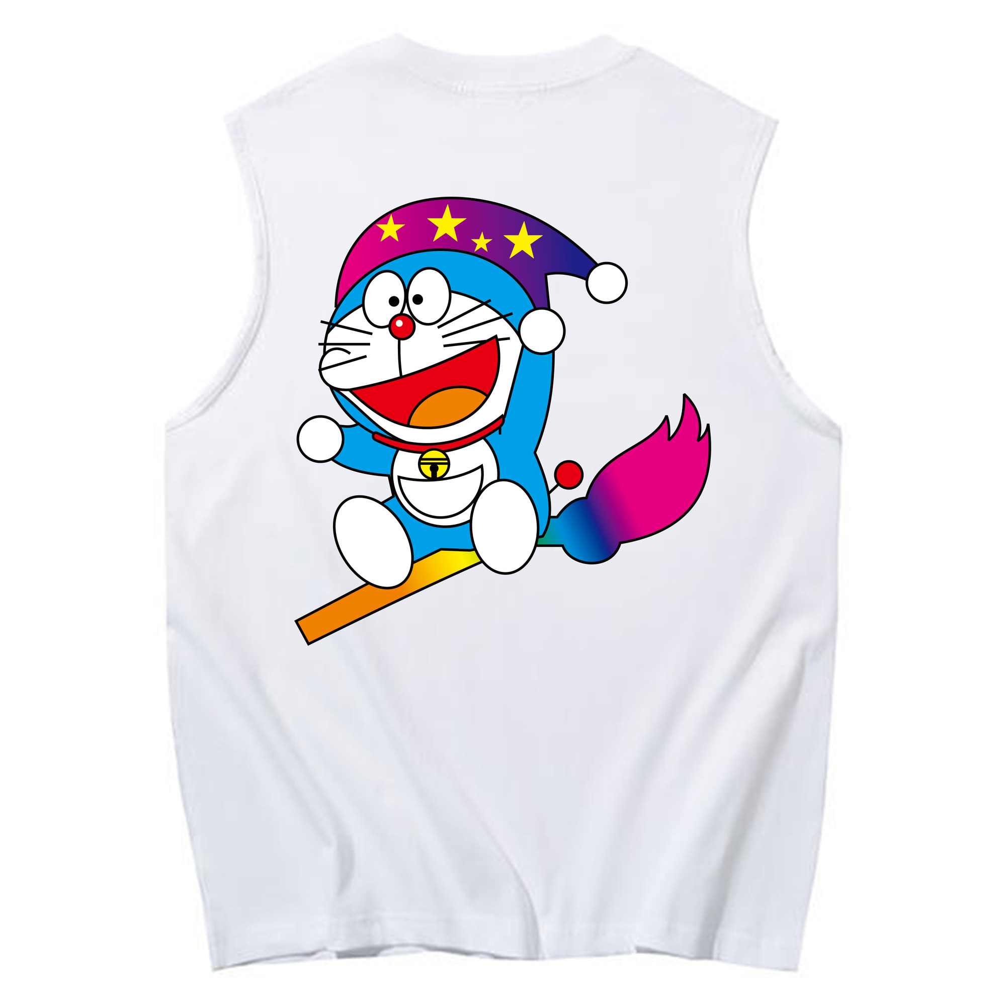 （画像用） ドラえもん Doraemon コットン100％タンクトップ（背面プリント）
