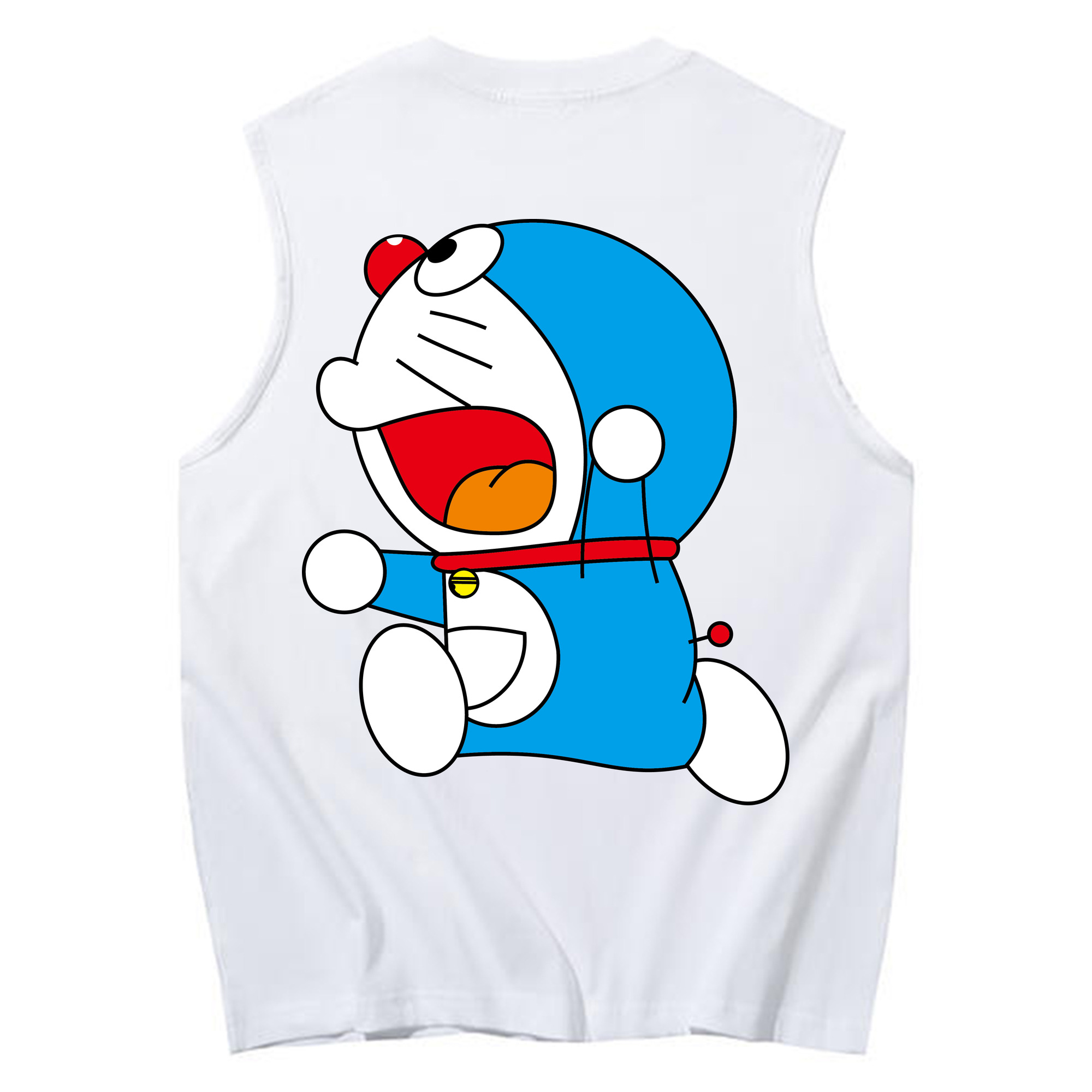（画像用） ドラえもん Doraemon コットン100％タンクトップ（背面プリント）