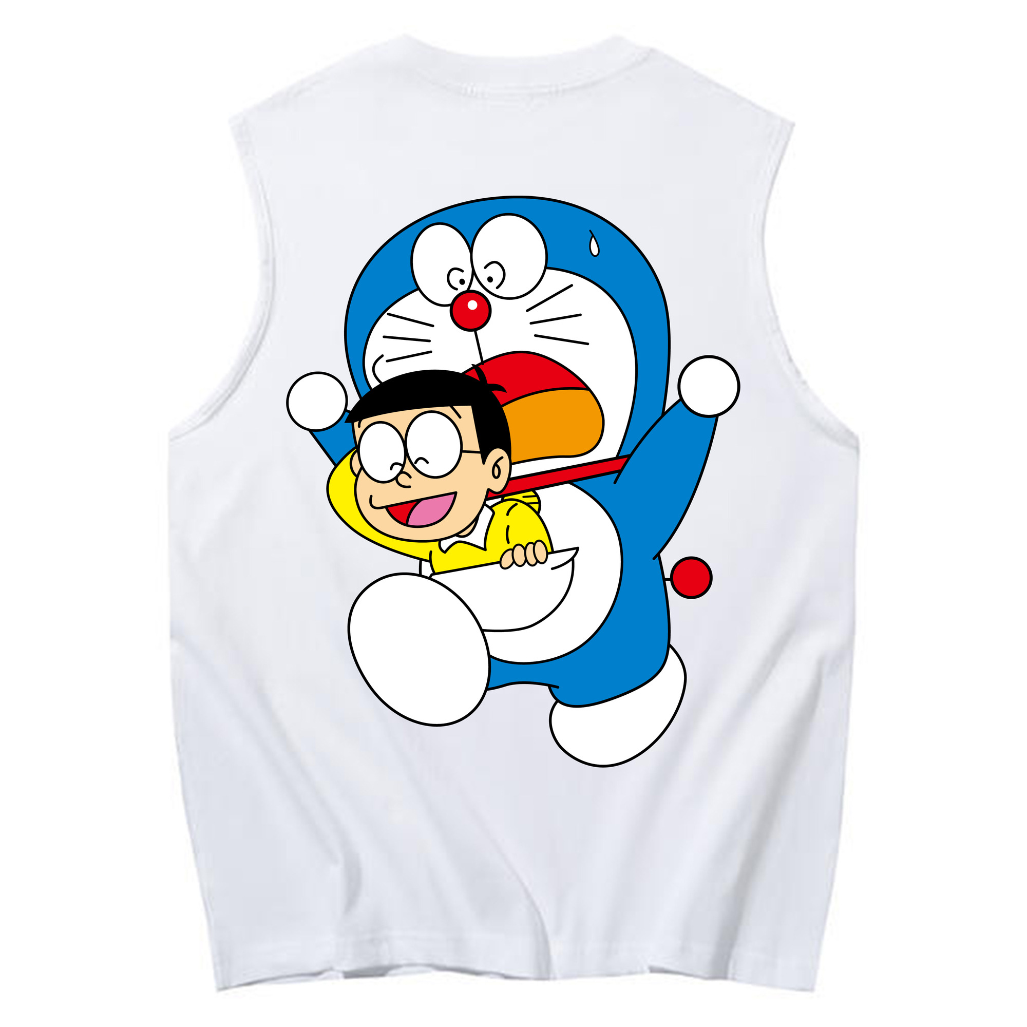 （画像用） ドラえもん Doraemon コットン100％タンクトップ（背面プリント）
