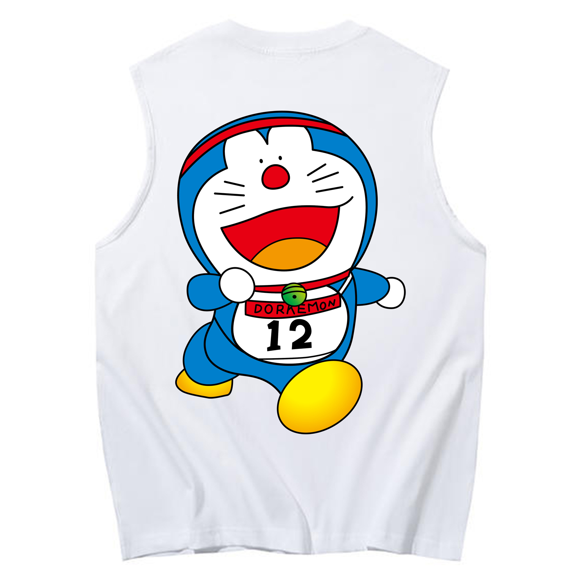 （画像用） ドラえもん Doraemon コットン100％タンクトップ（背面プリント）